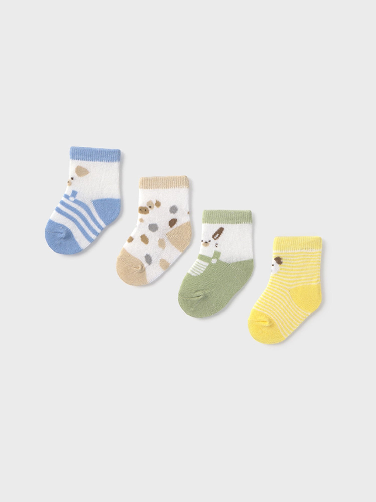 Set of 4 MULTICOLOURED socks 9862 /MU