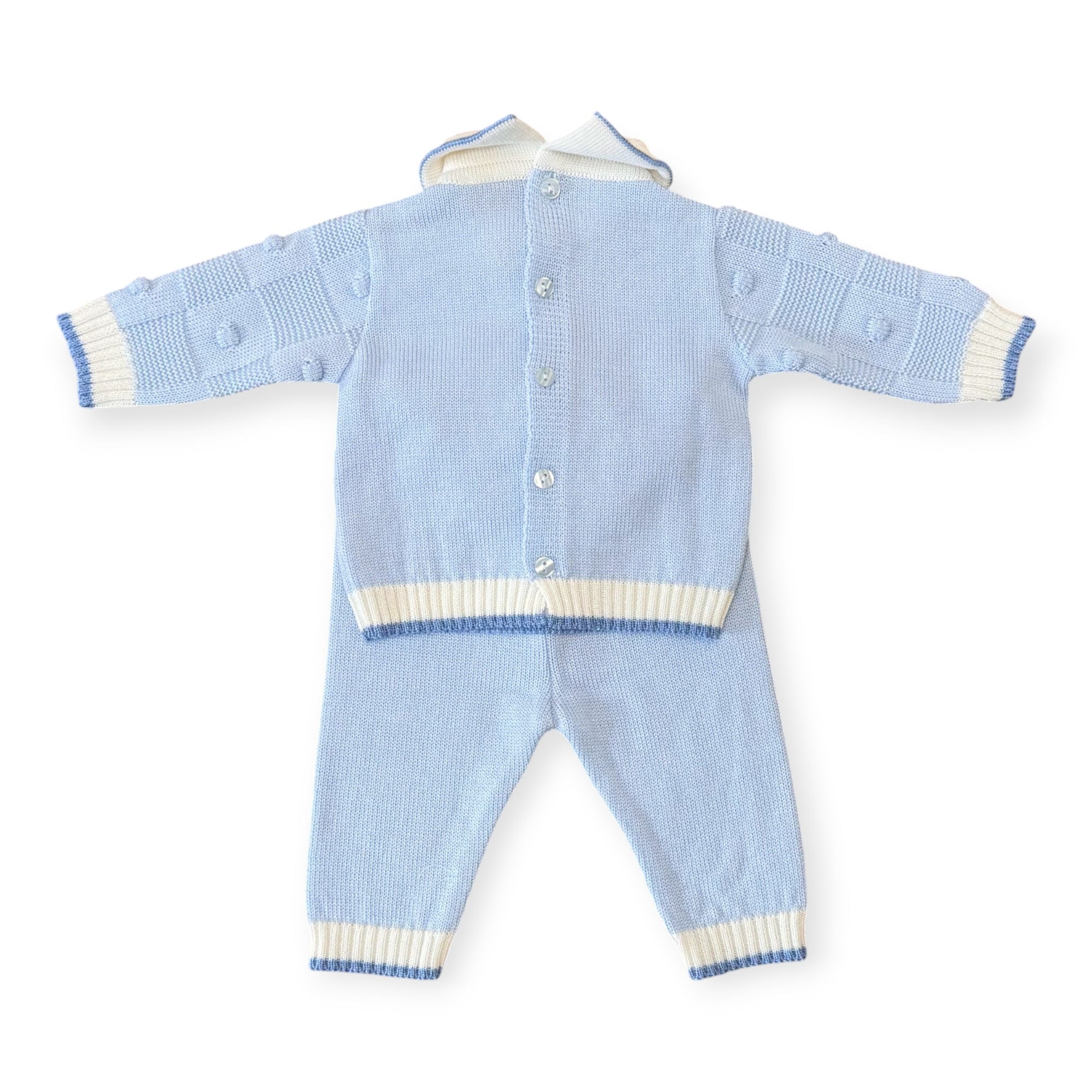 Newborn Baby Boy Outfit, SKY, Little Dog 7798