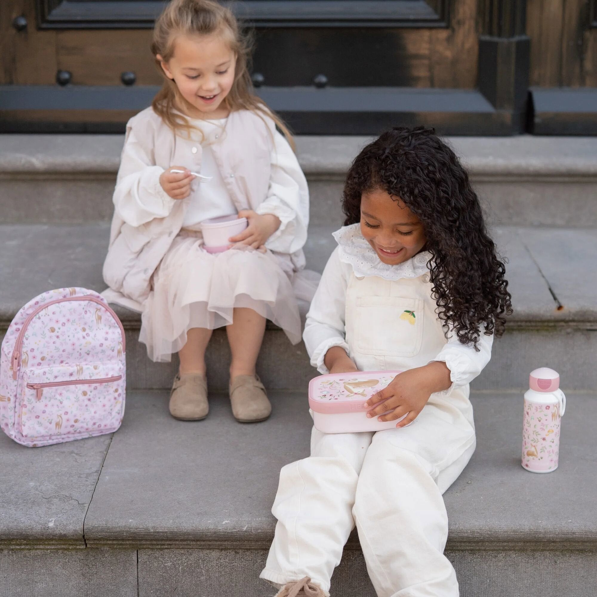 Lunch box con divisori  Rosa 107440065406 -  NANU' BABY