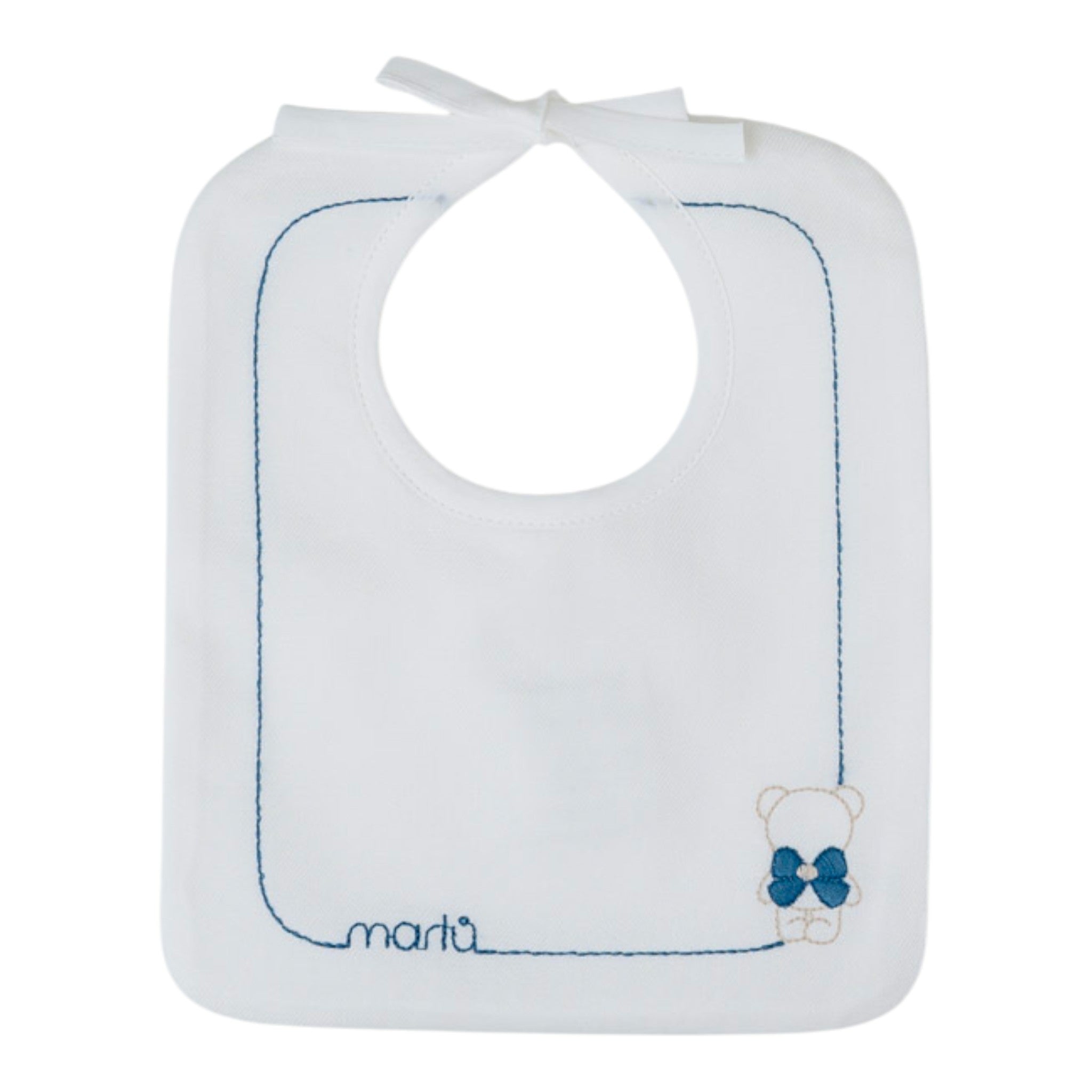 Bavetta Neonato Cotone 100% Bianco IN59BAV/Z