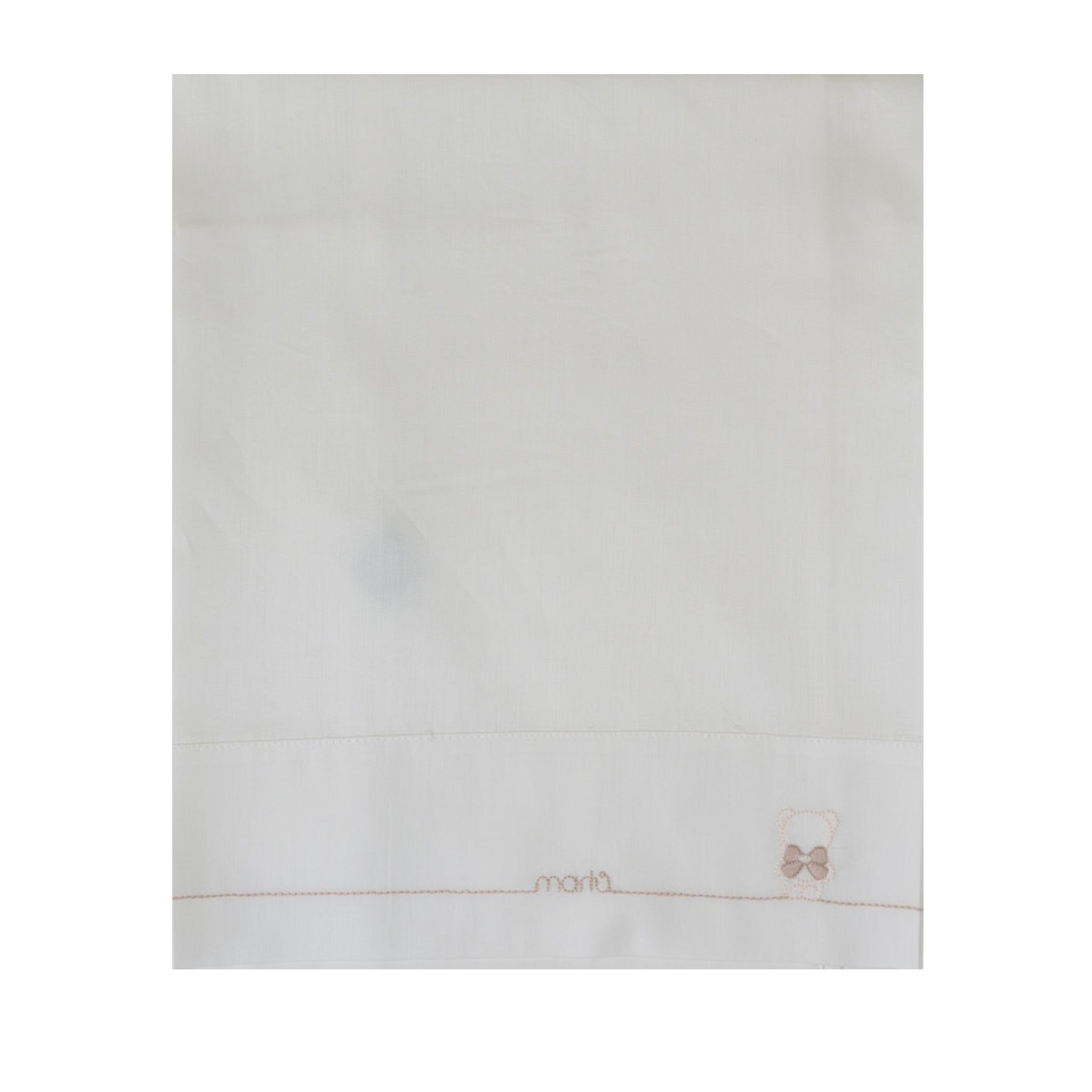 Set Lenzuolino Culla 3 Pezzi Neonata Cotone 100% Rosa IN59LE/R