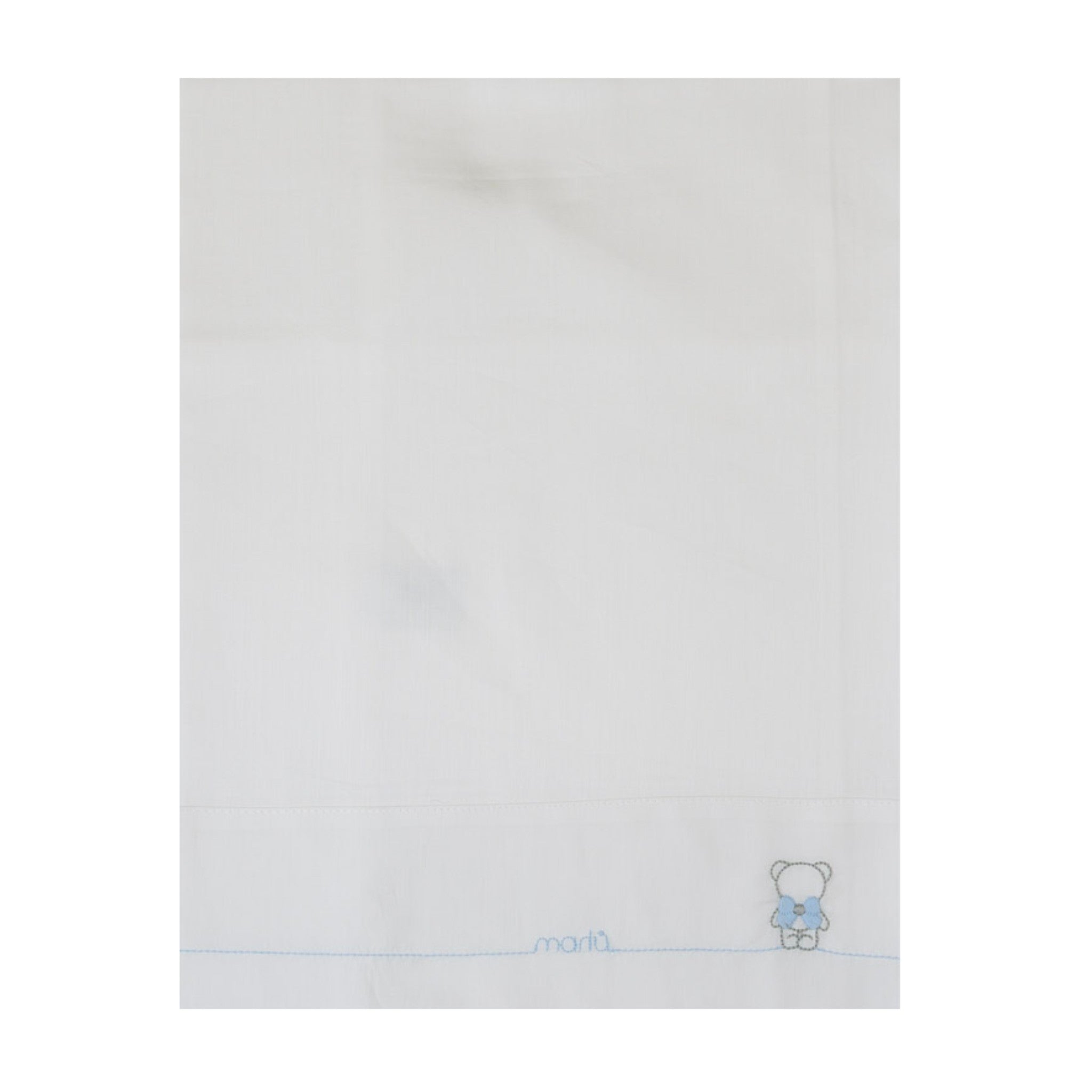 Set Lenzuolino Culla 3 Pezzi Neonato Cotone 100% Cielo IN59LE/C