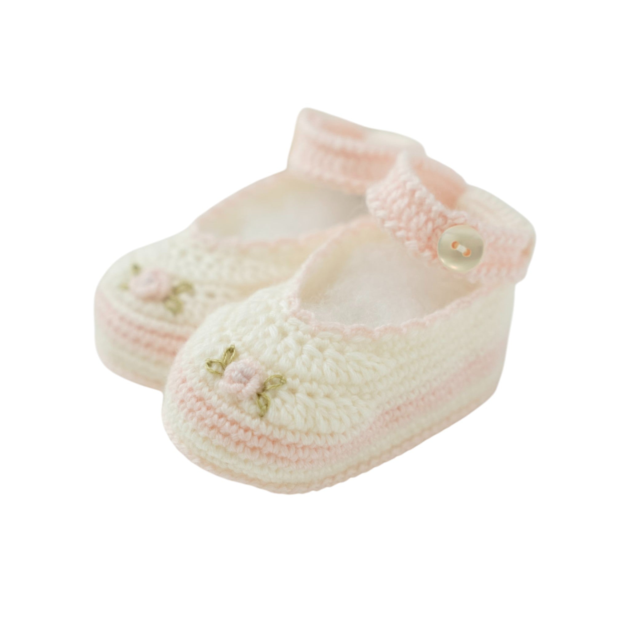 Completo Nascita Pura Lana Ricamo Fiori Rococò CLAUDIA - Piccola Giuggiola CLAUDIA/CN