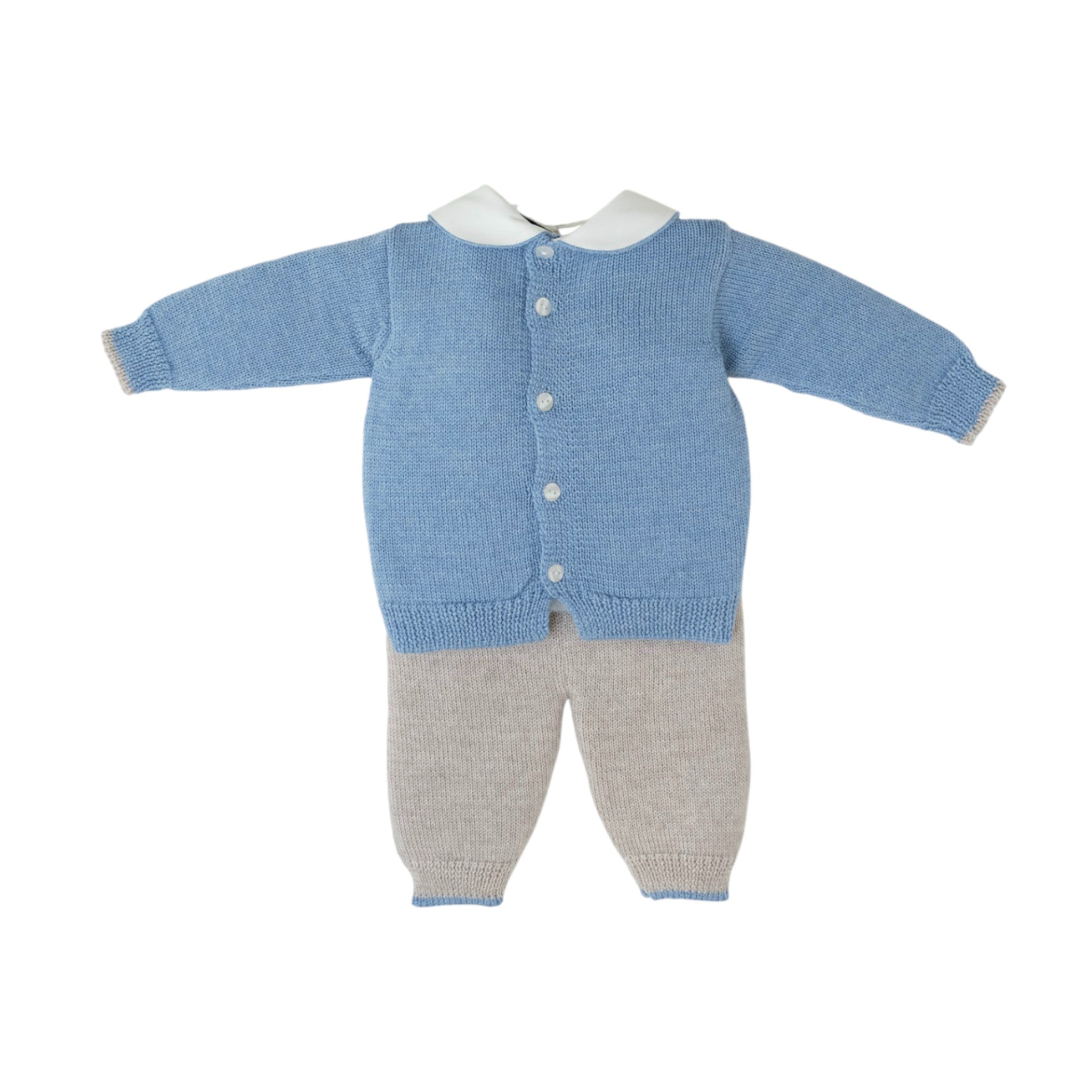 2-Piece Set of Embroidered Train Bibs BENNY - Little Jujube BENNY-CN