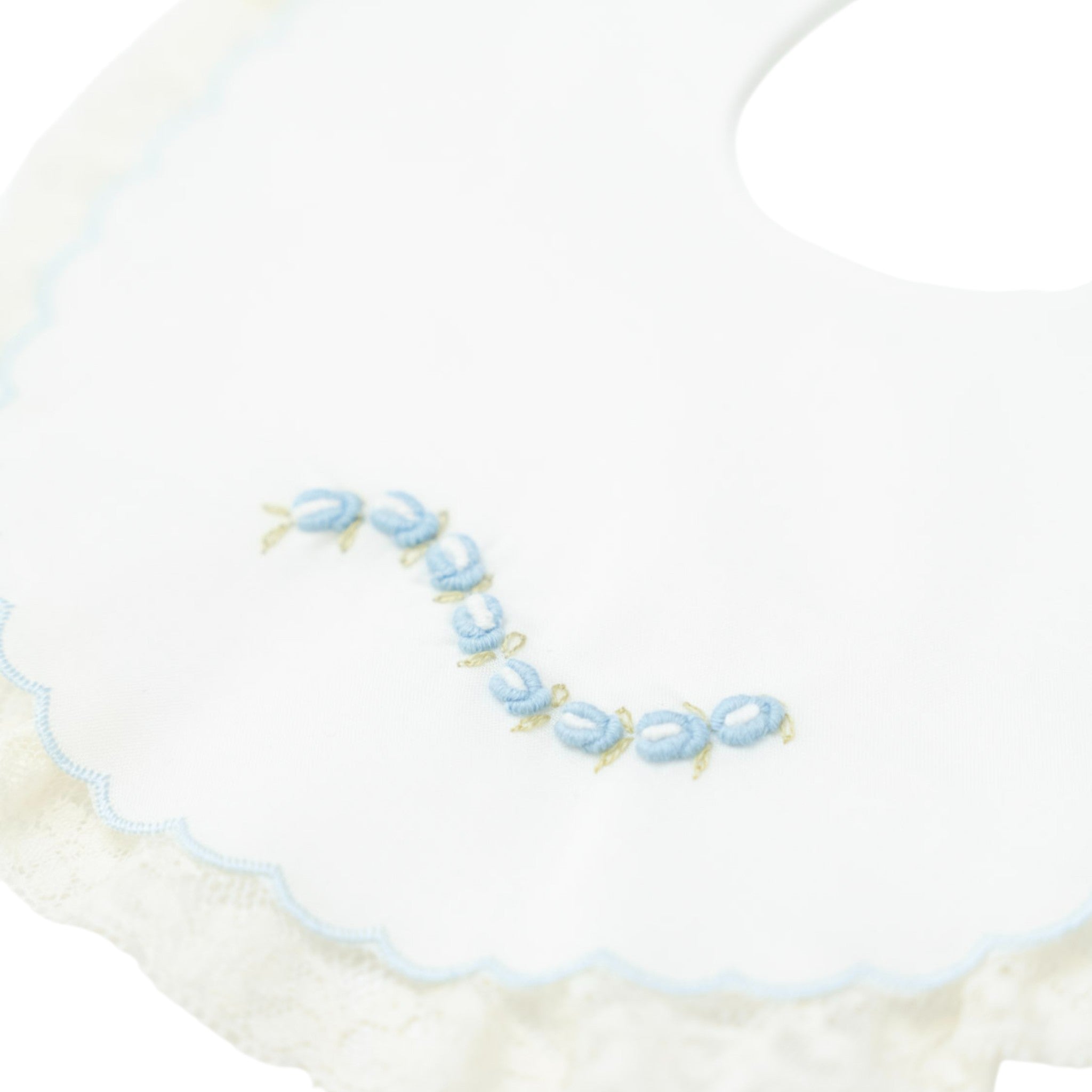 Bavetta Batista Cotone Pizzo Valencienne OLLY - Piccola Giuggiola OLLY/BV-C