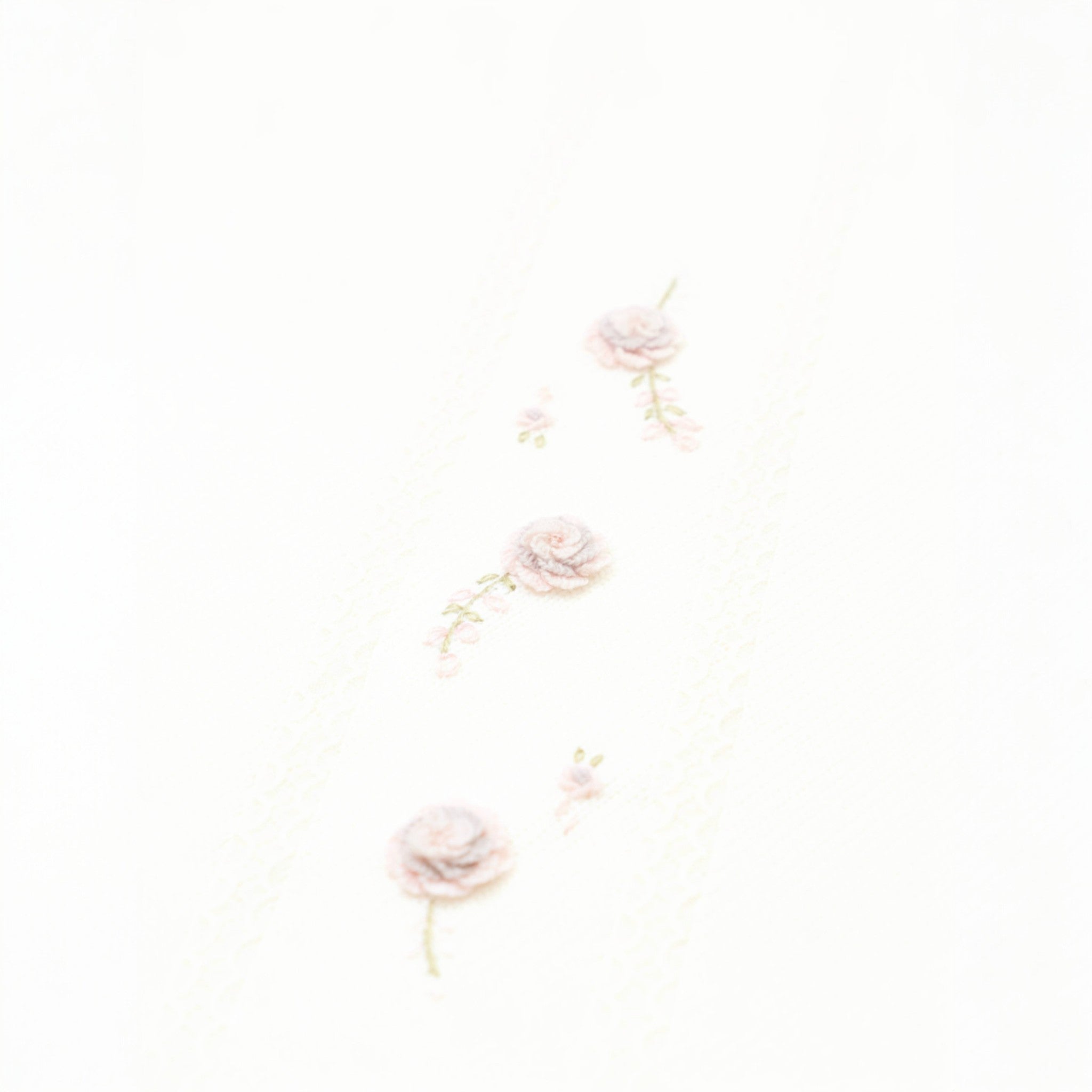 Coperta Pura Lana Ricamo Fiori Rococò CLAUDIA - Piccola Giuggiola CLAUDIA/CO