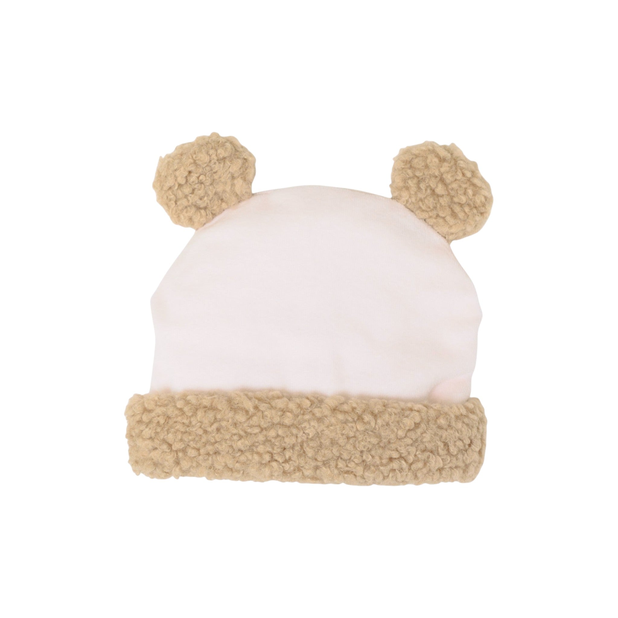 Cuffia Neonata Ciniglia 100% Rosa IN7073/R