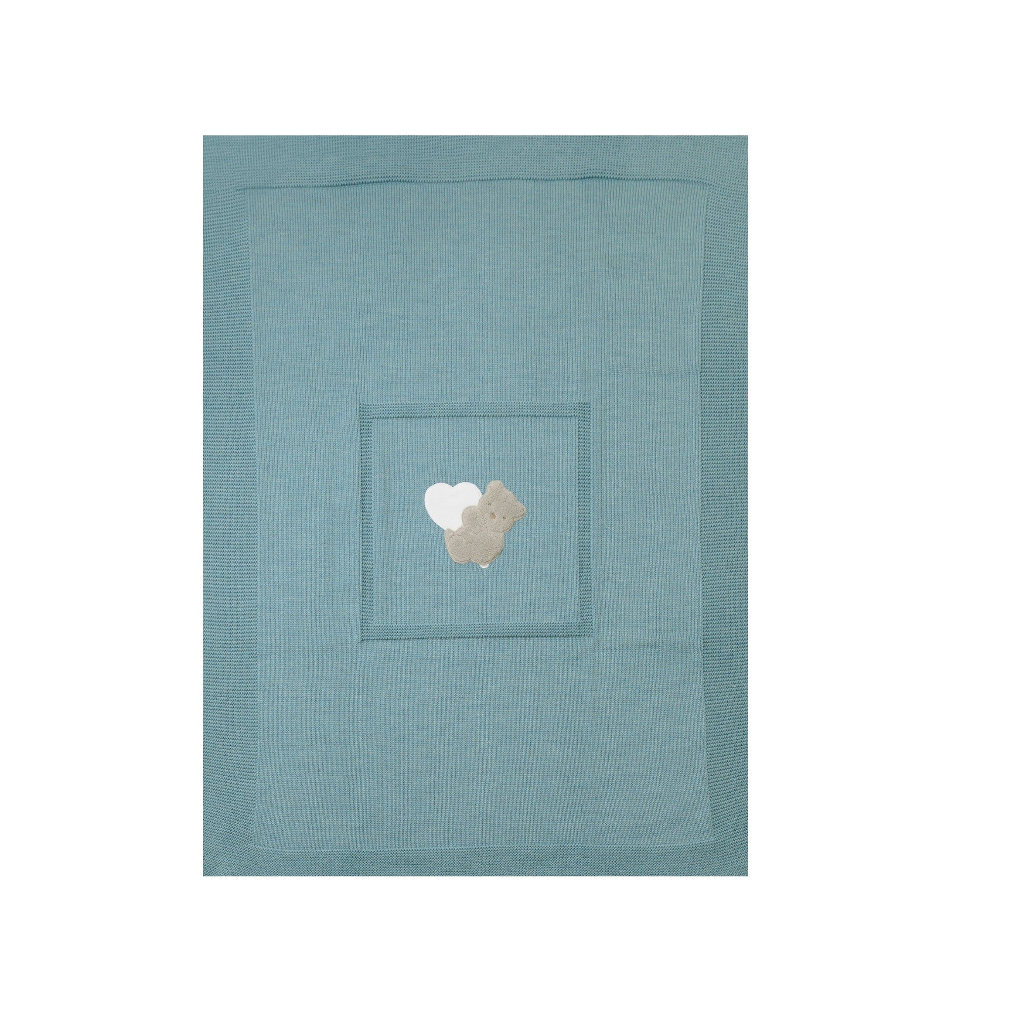 Coperta Teddy Love Neonato VERDE TEDDY LOVE 133
