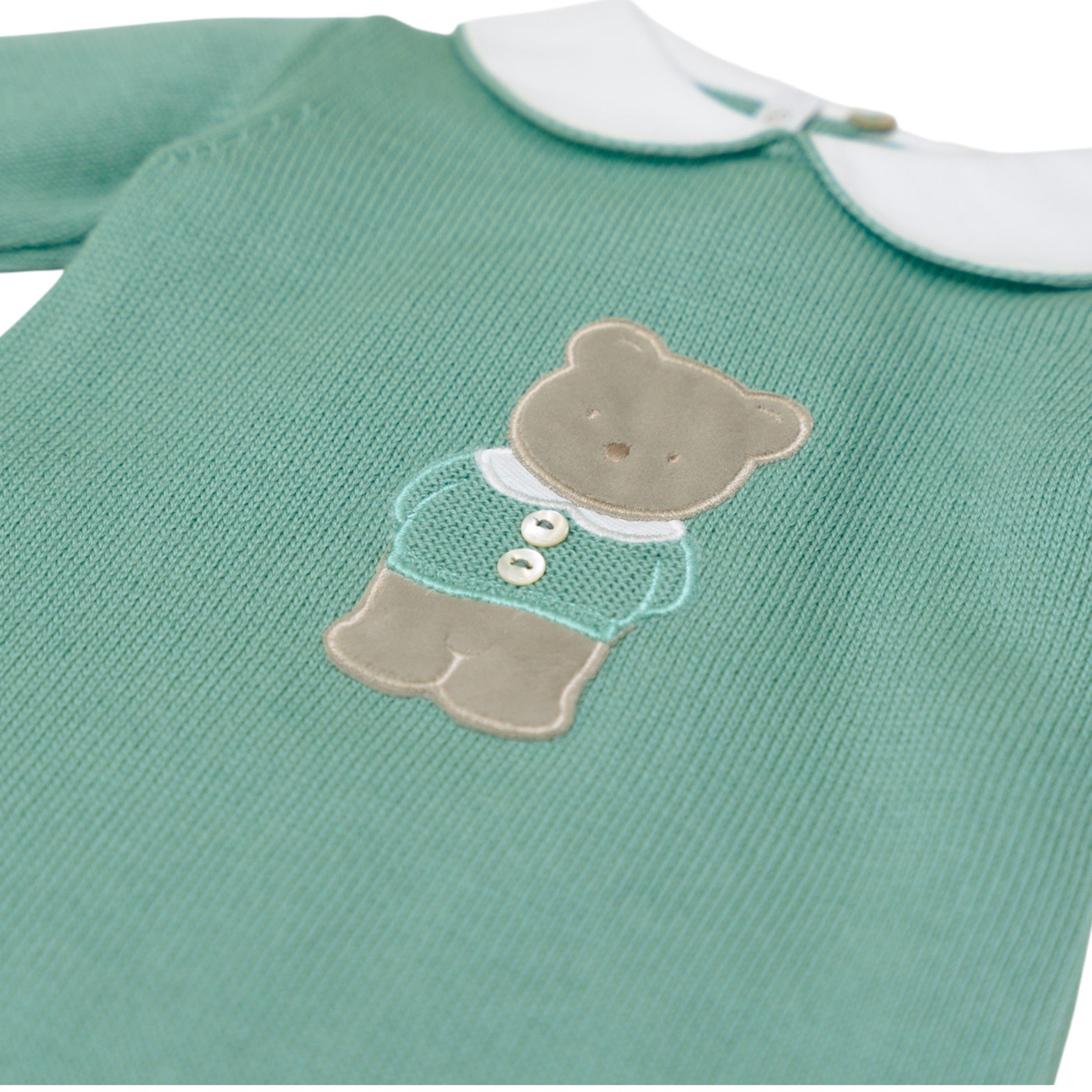 Tutina Verde Pura Lana BABY LORD TEDDY BEAR/321-V