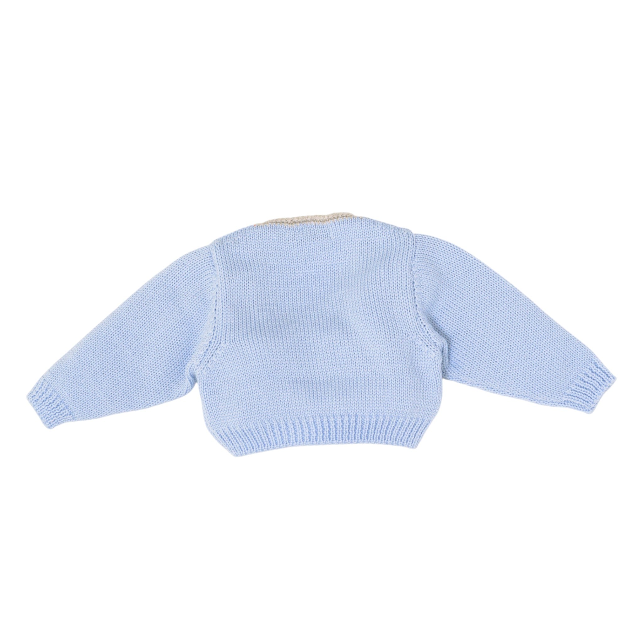 Baby Cardigan Jacket CIELO Virgin Wool LE DODO' - Made in Italy O94D-5003