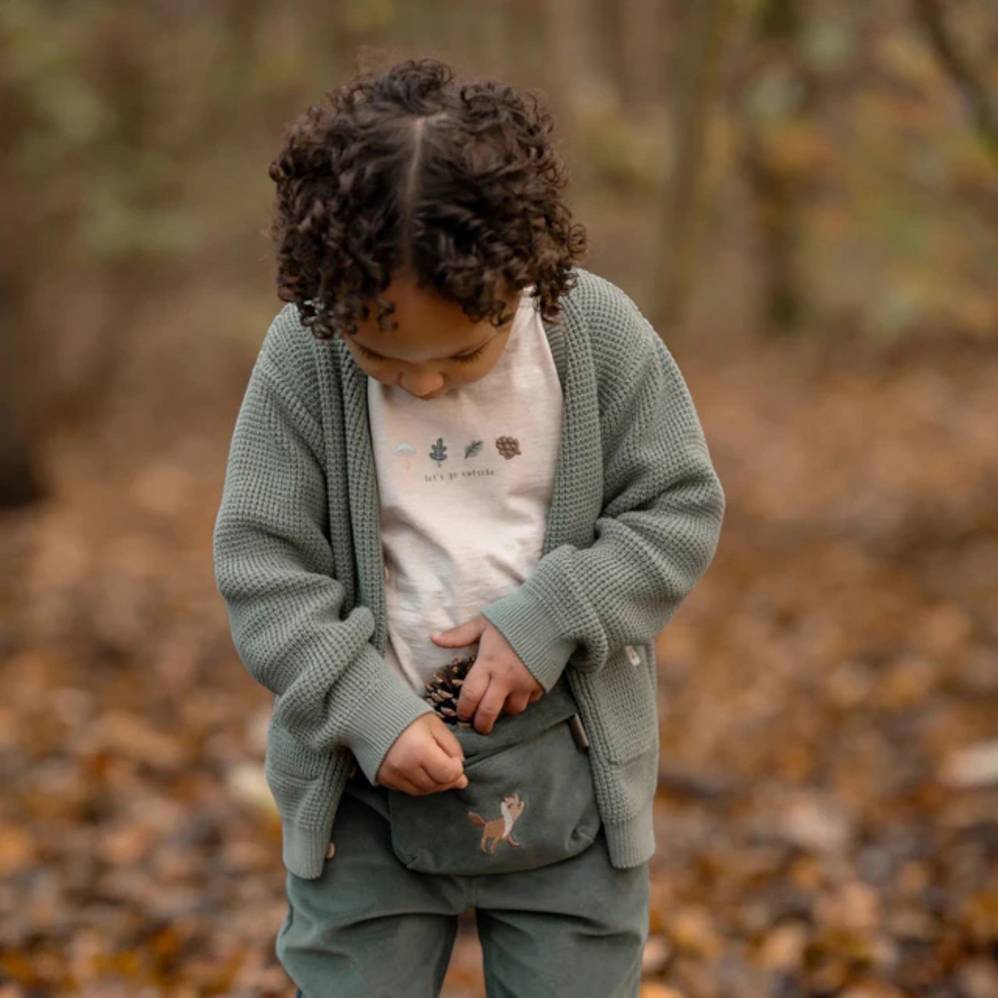 Long-sleeved shirt - Friends of the Forest Boy Ivory CL25091055
