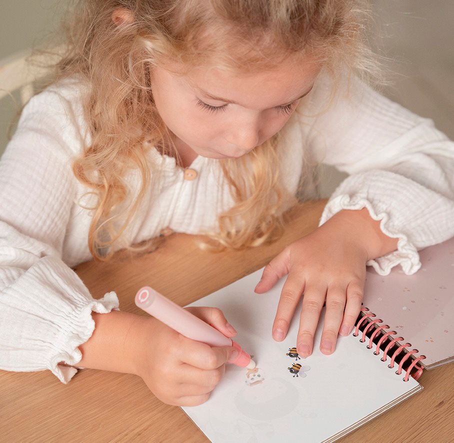 Libro magico da colorare con acqua  Rosa 125476