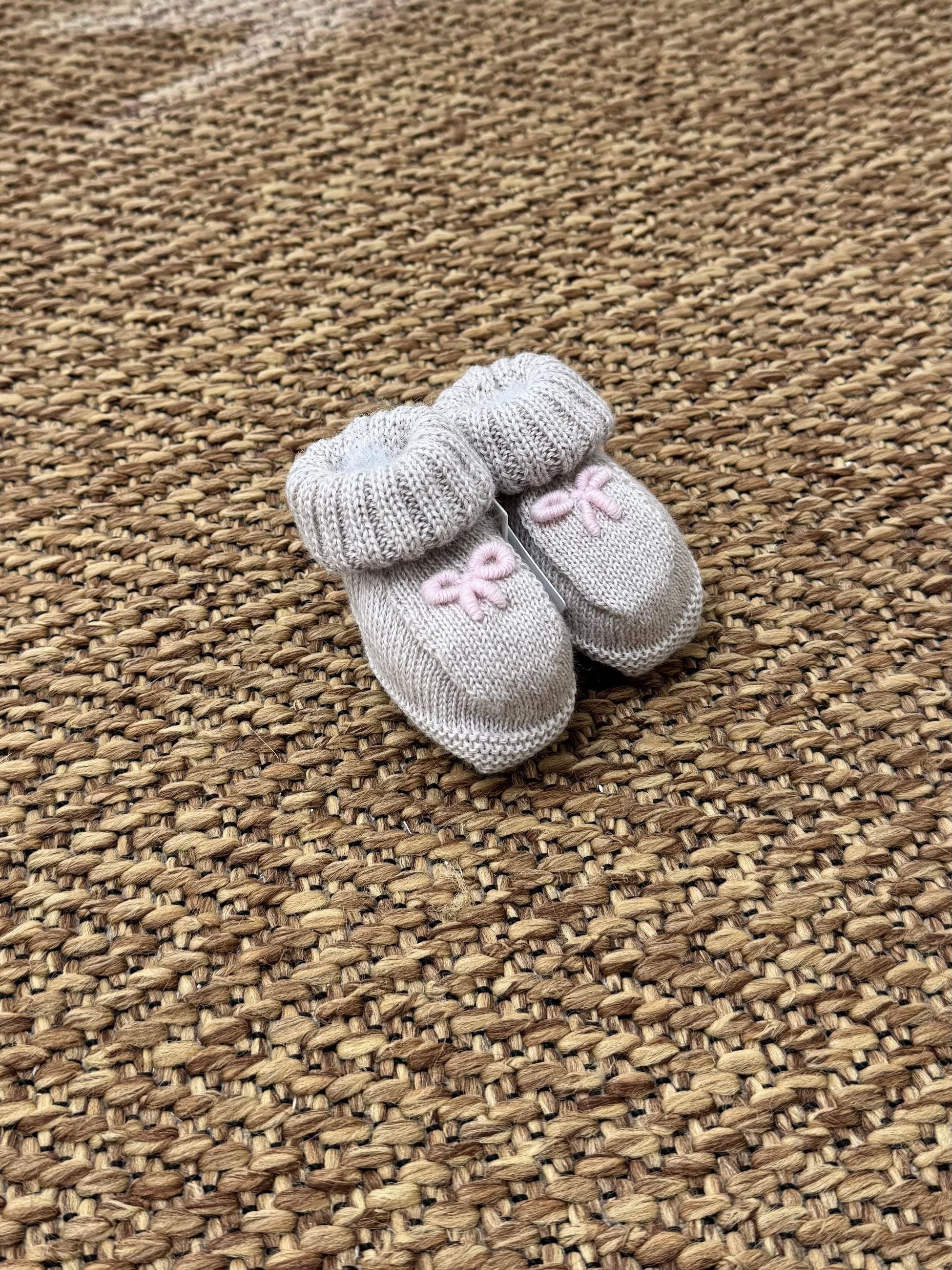 Babbucce Neonata Beige SC79/R