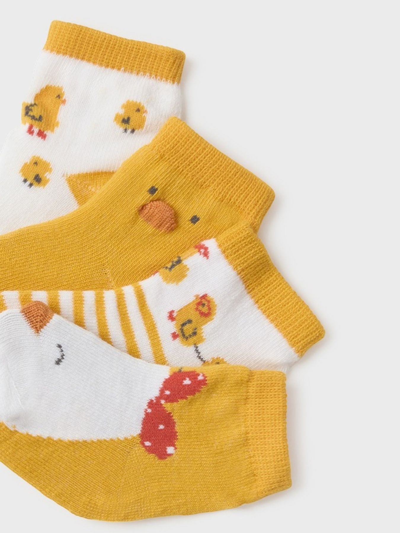 Set of 4 Yellow Socks 9711/M