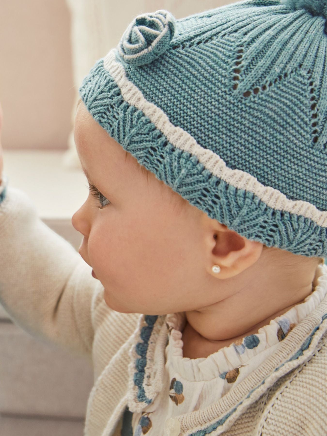 Hat and knob set, GREEN 2D-9767/V