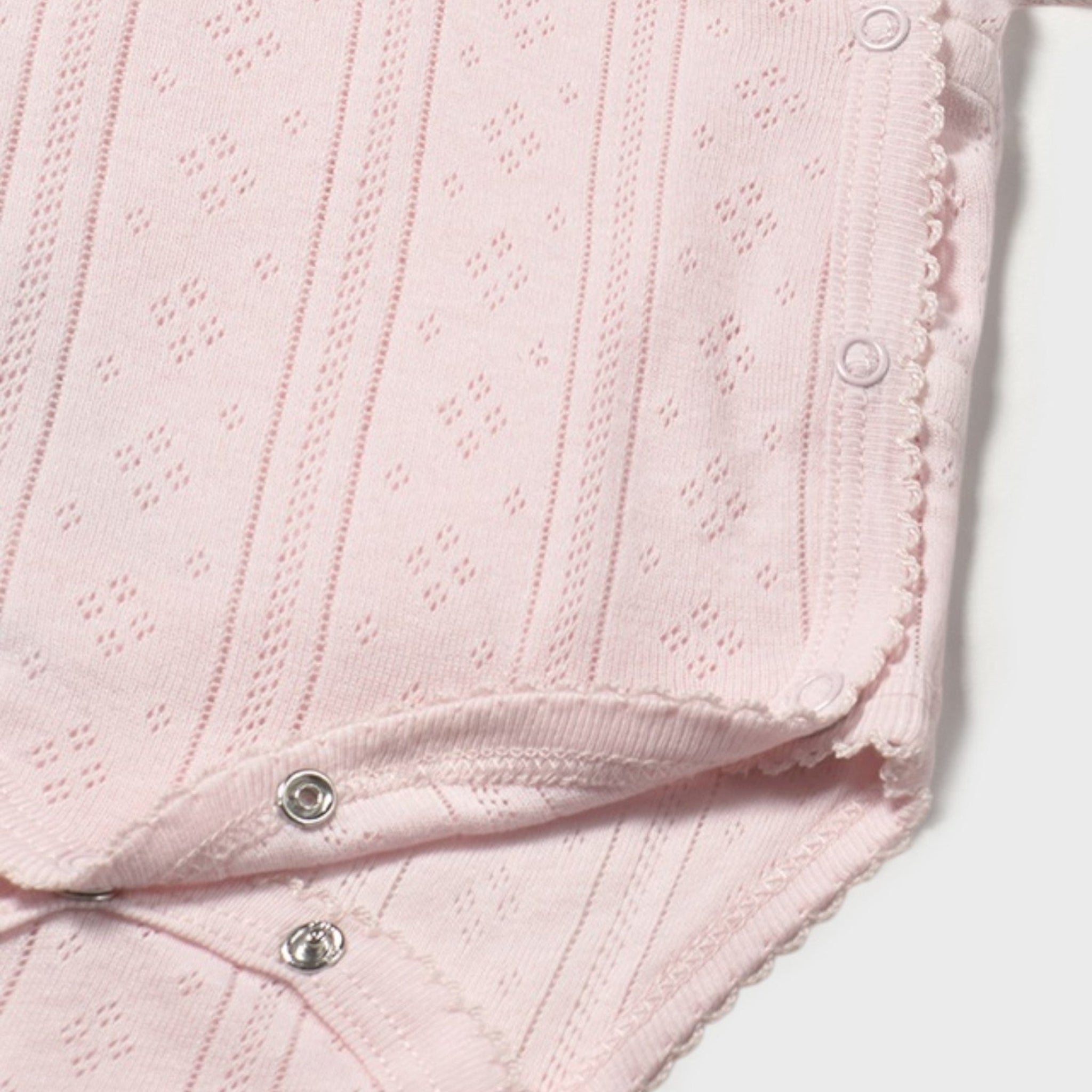 Body manica corta traforato Neonata ROSA 1746 /R -  NANU' BABY