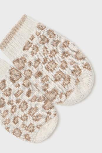 Hat and mittens set, MILK color 9668-