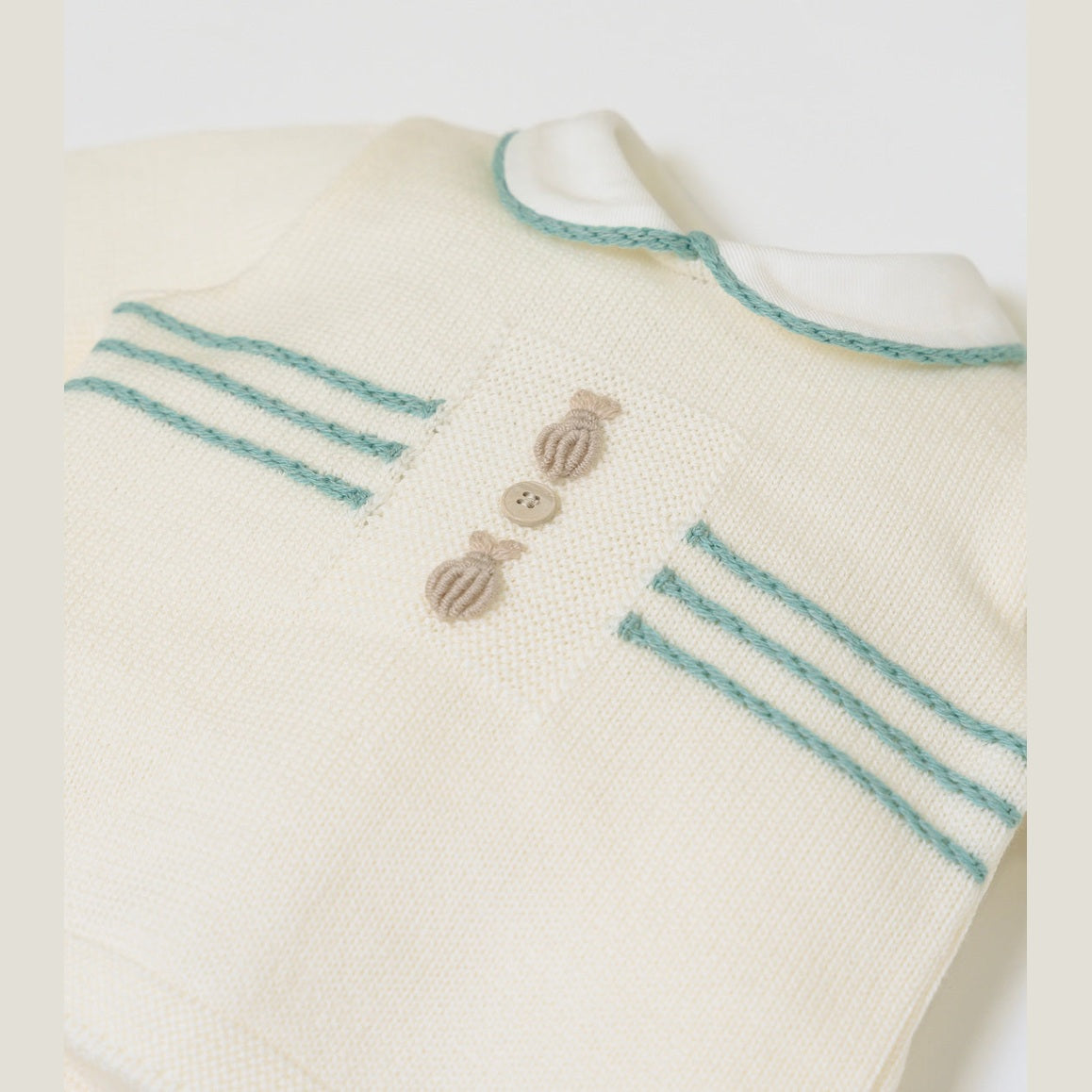 Completo nascita Neonato VANIGLIA IN6650 -  NANU' BABY