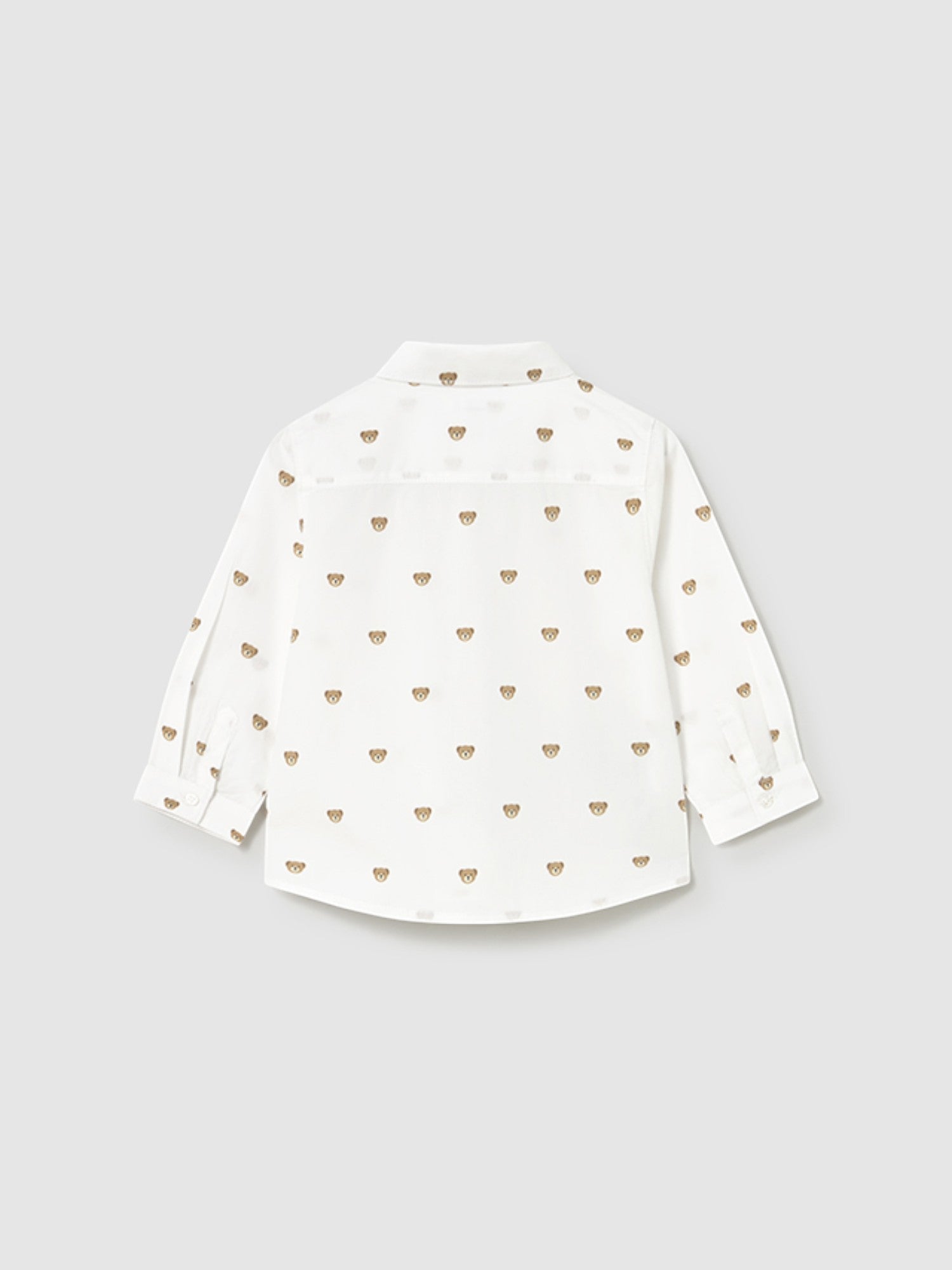 Boy's white printed shirt, size M/L, 2107/87