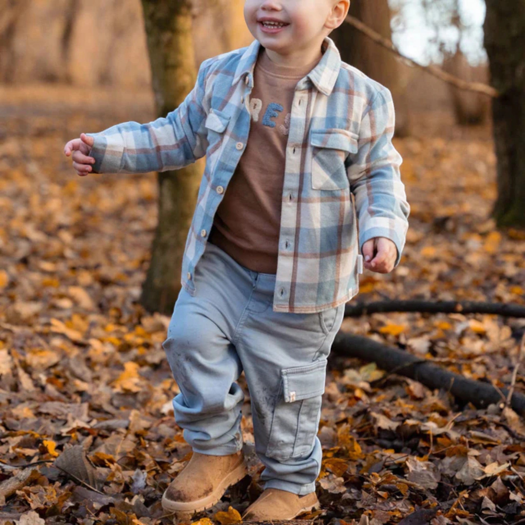 Trousers - Jogging fabric - Forest Friends Boy Blue CL25093037