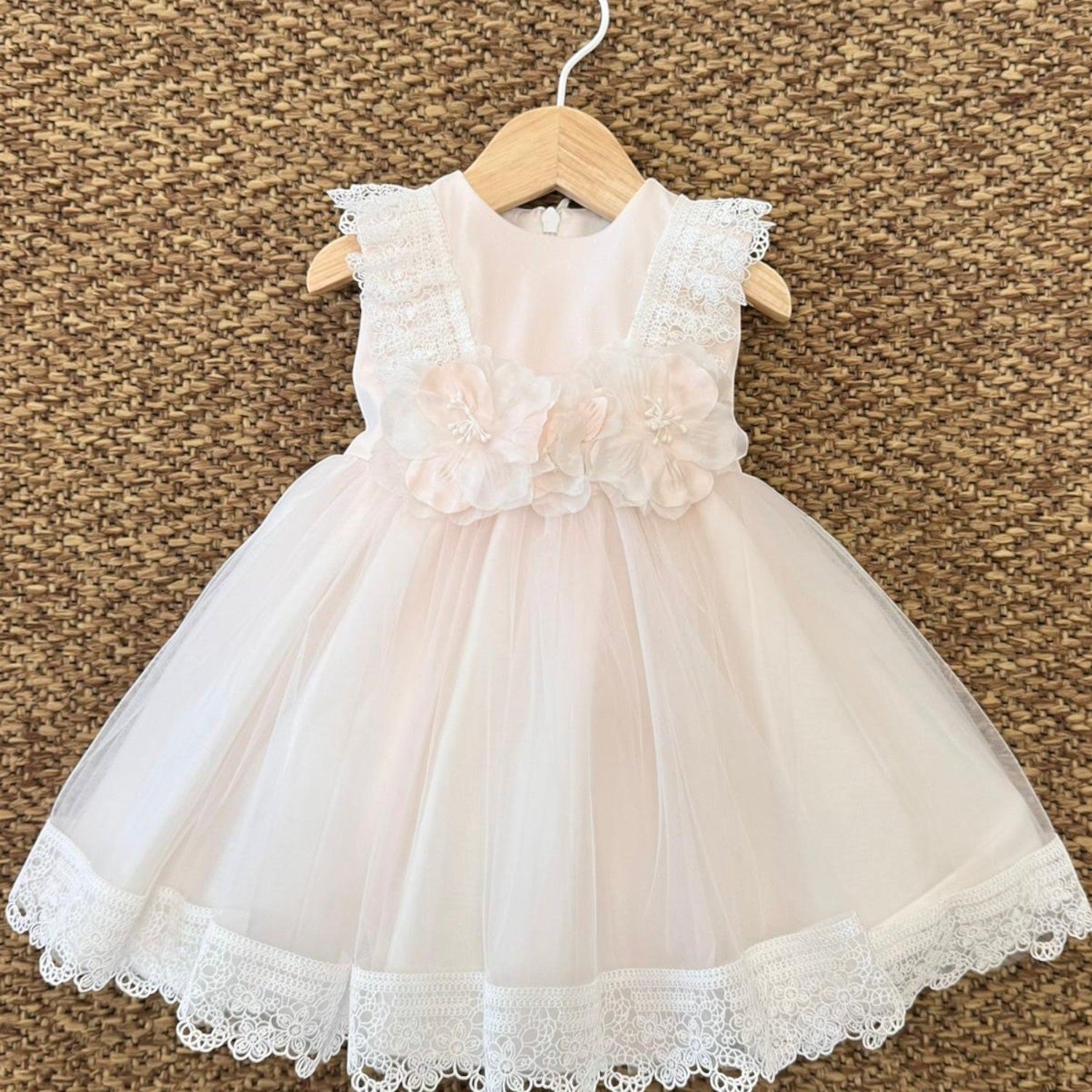 Abito Cerimonia Bimba ROSA FB086/R -  NANU' BABY