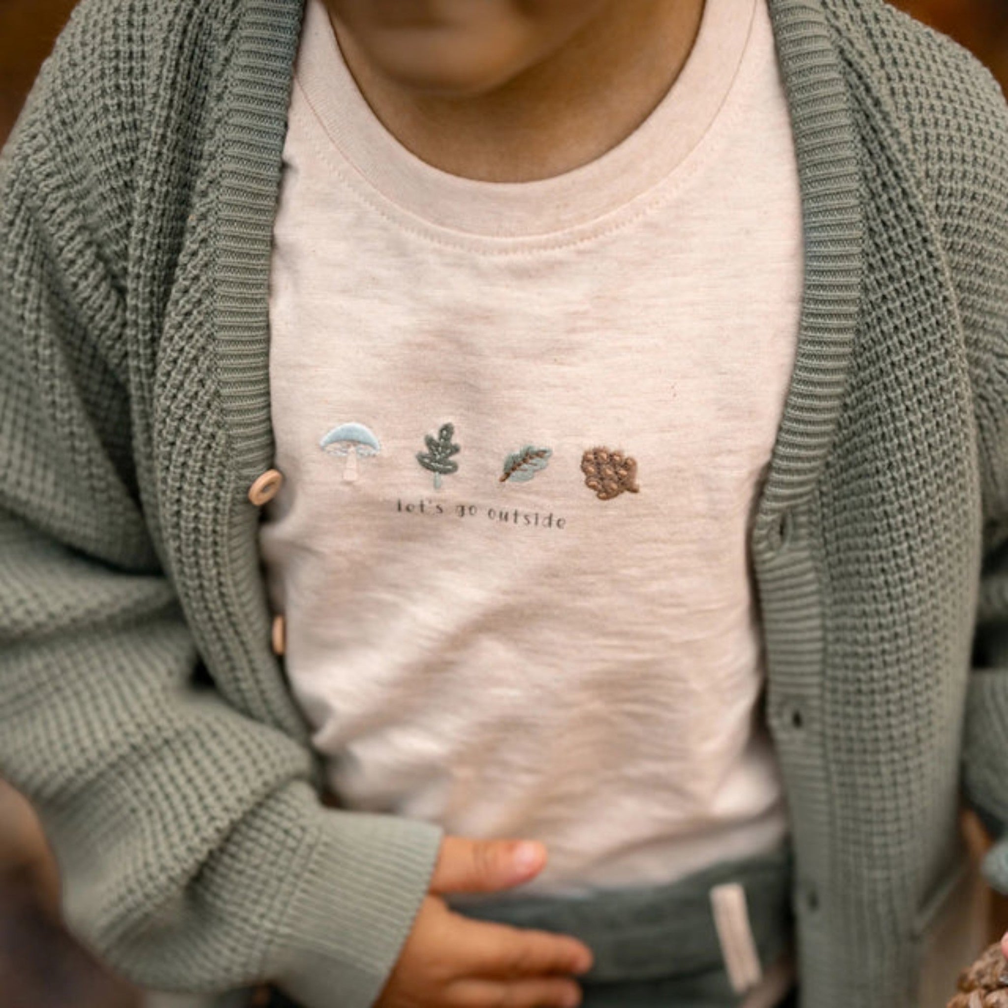 Cardigan lavorato a maglia - Amici della foresta Bimbo Verde CL25092092