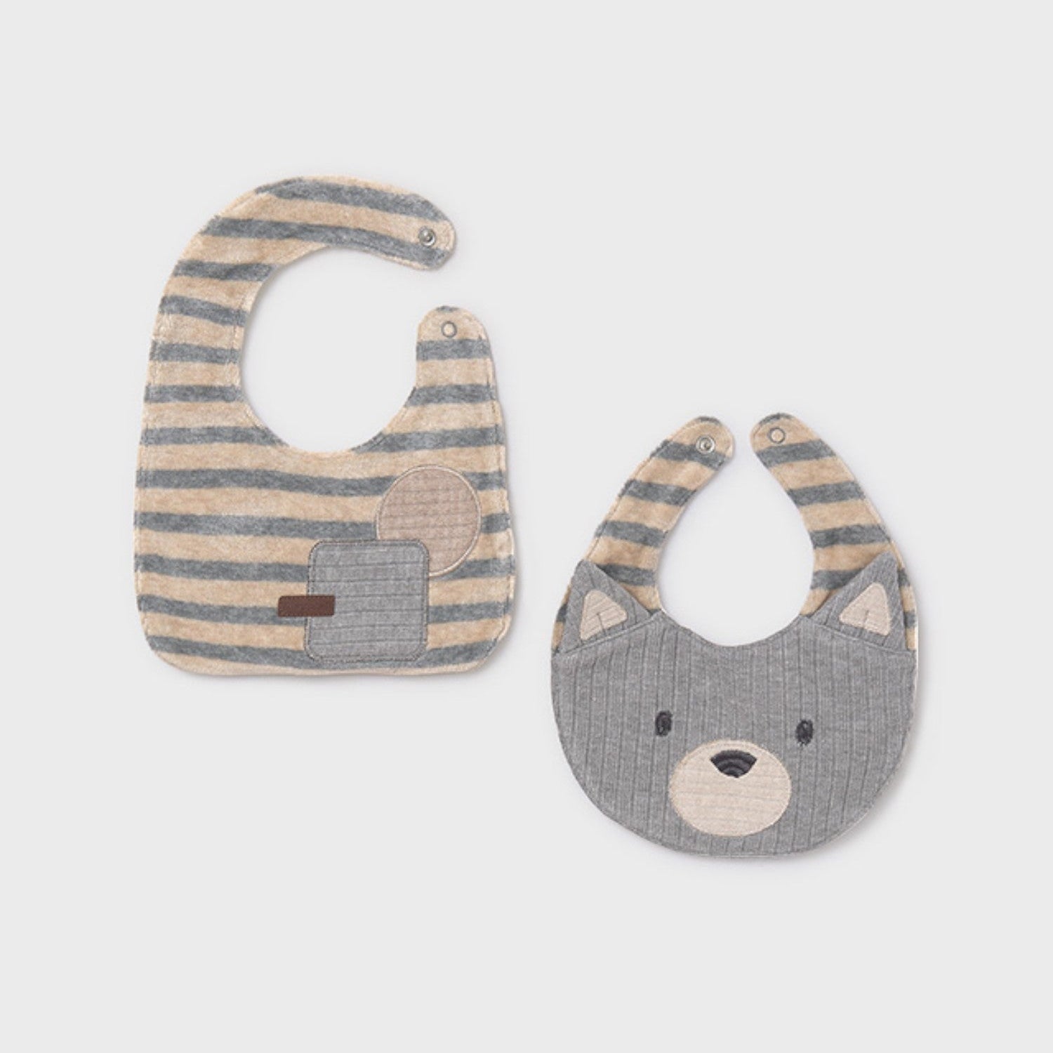 Baby Bib, Grey, 9951/46