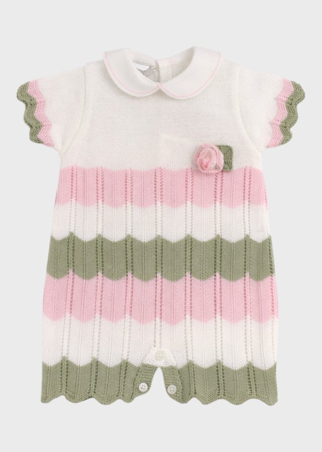 Tutina Cotone Rosa Pesco EK1815