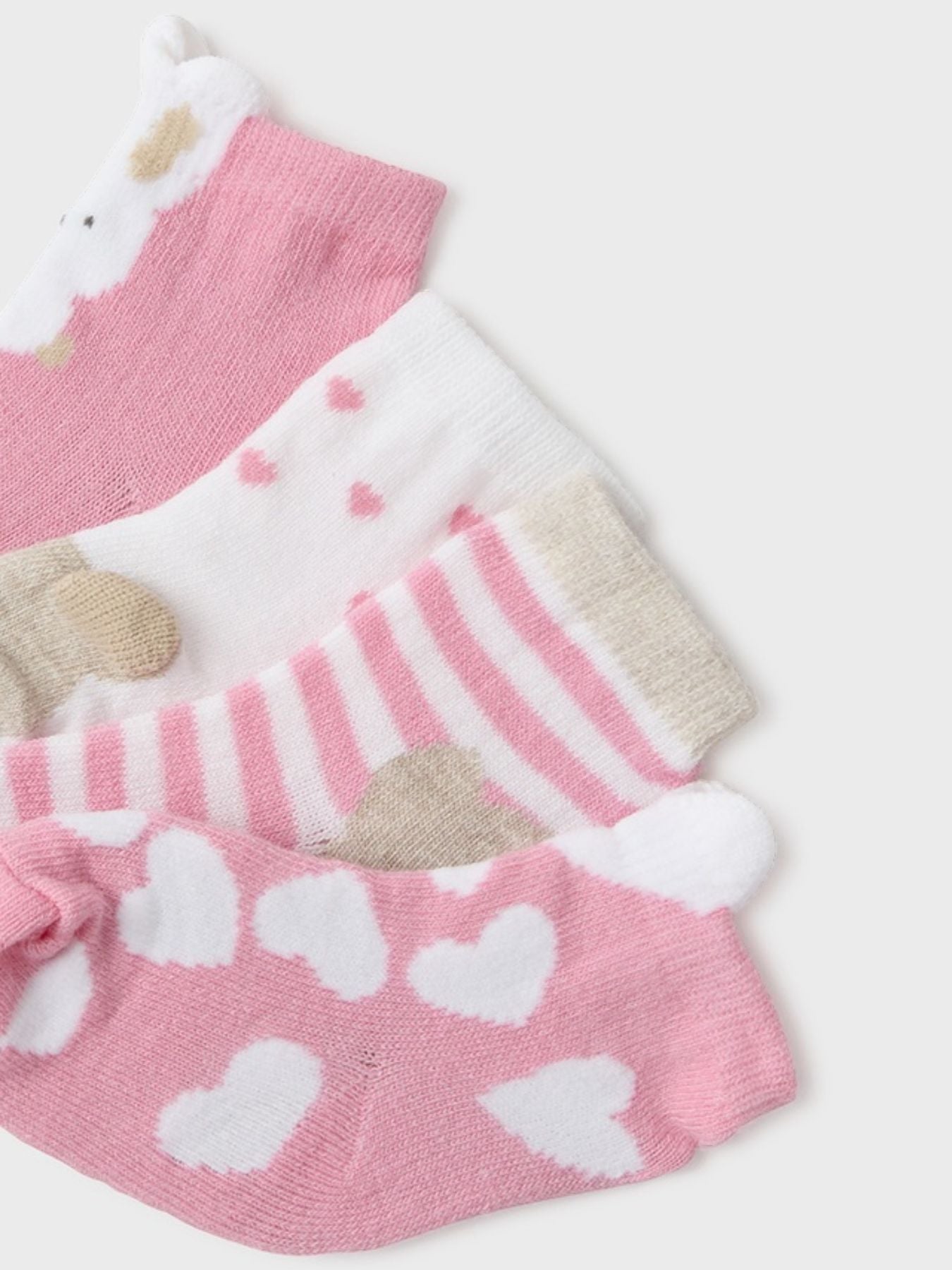 Set of 4 PINK socks 9711/R