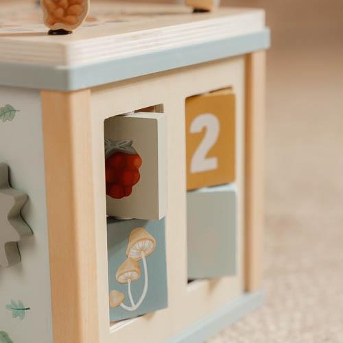 Cubo attività in legno - Amici della foresta  MULTICOLORE LD7231 -  NANU' BABY