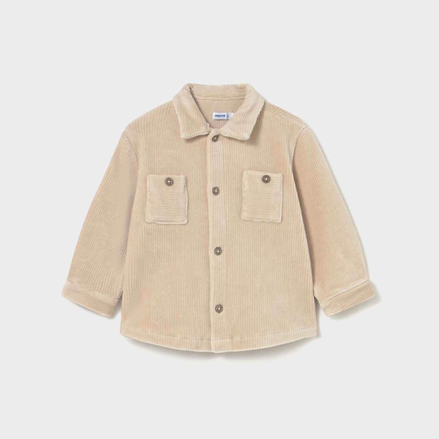 Camicia Bimbo Beige 2105/51 -  NANU' BABY