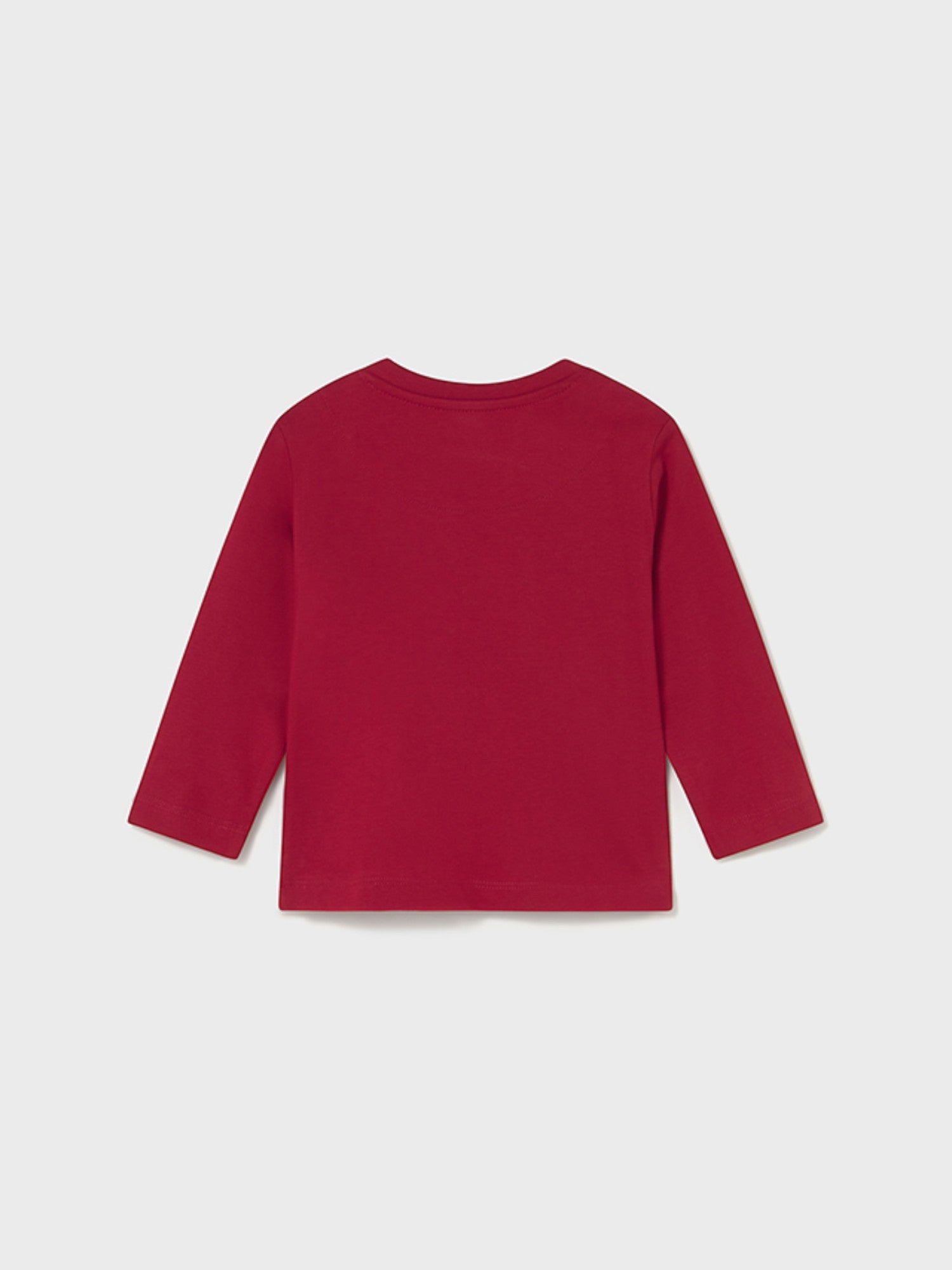 Long-sleeved T-shirt with red appliqués for boys 2071/43