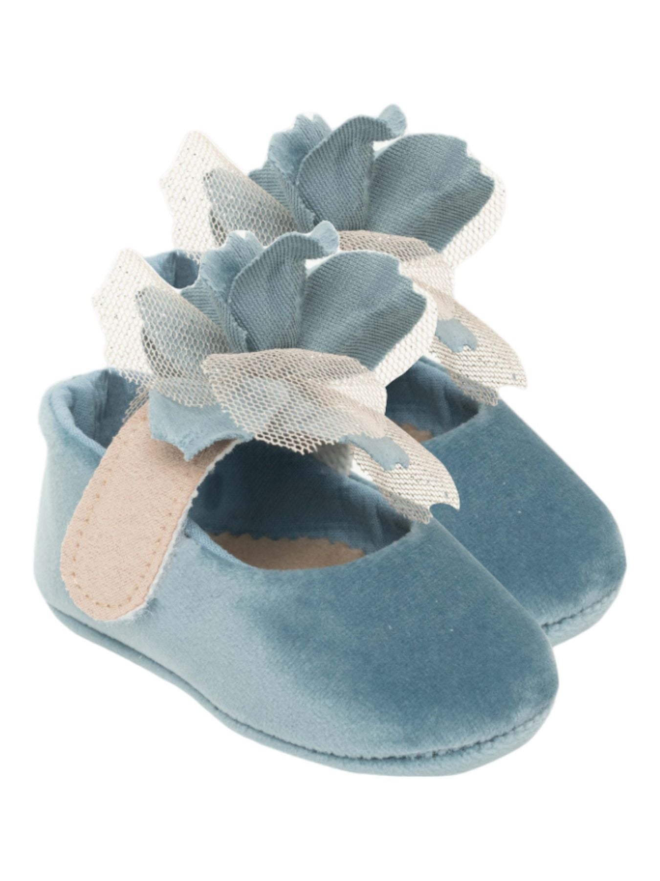 Sky Blue Flower Girl's Ceremony Shoes IK318SC