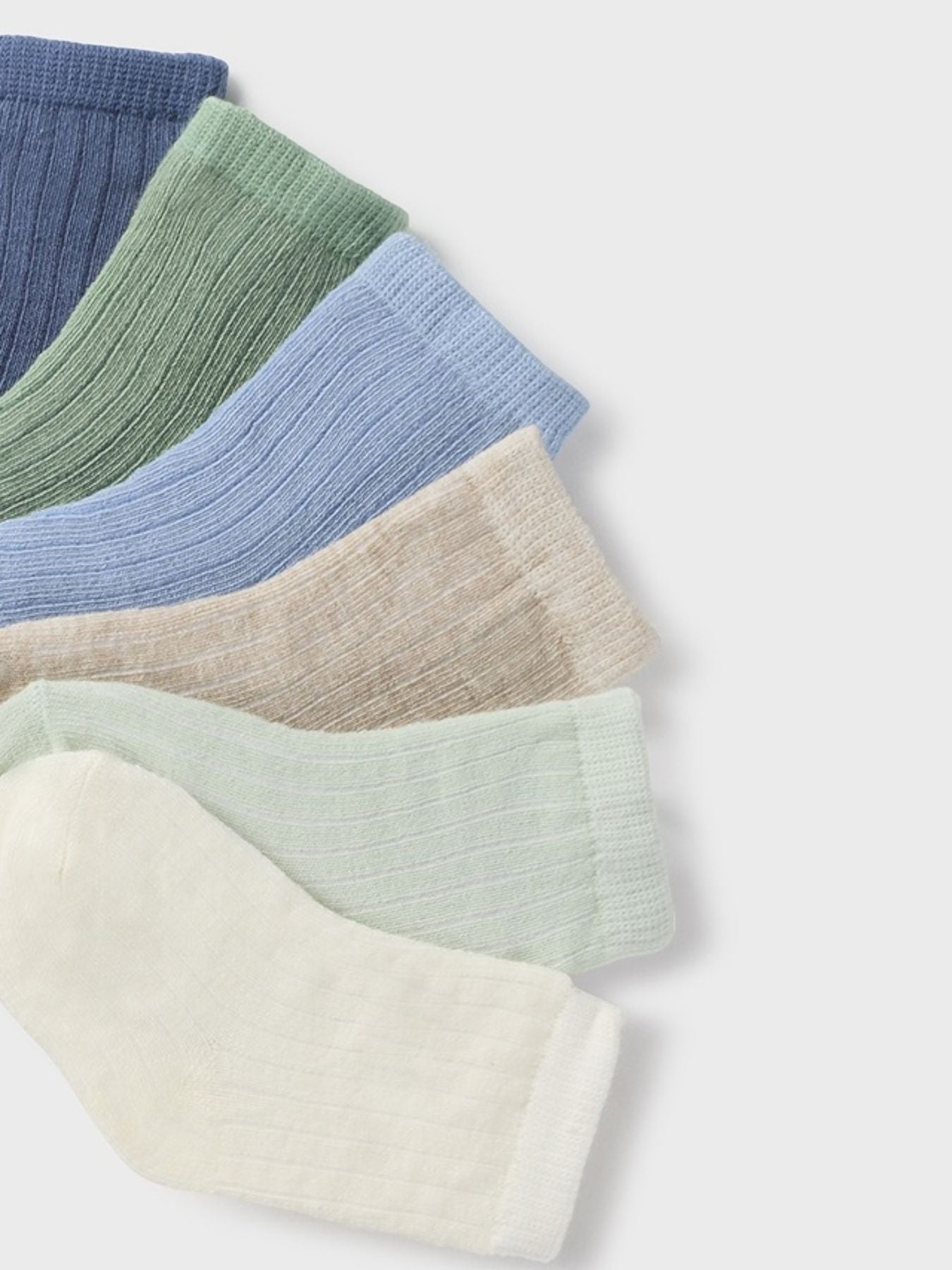 Set of 6 socks GREEN 1C-9758/V