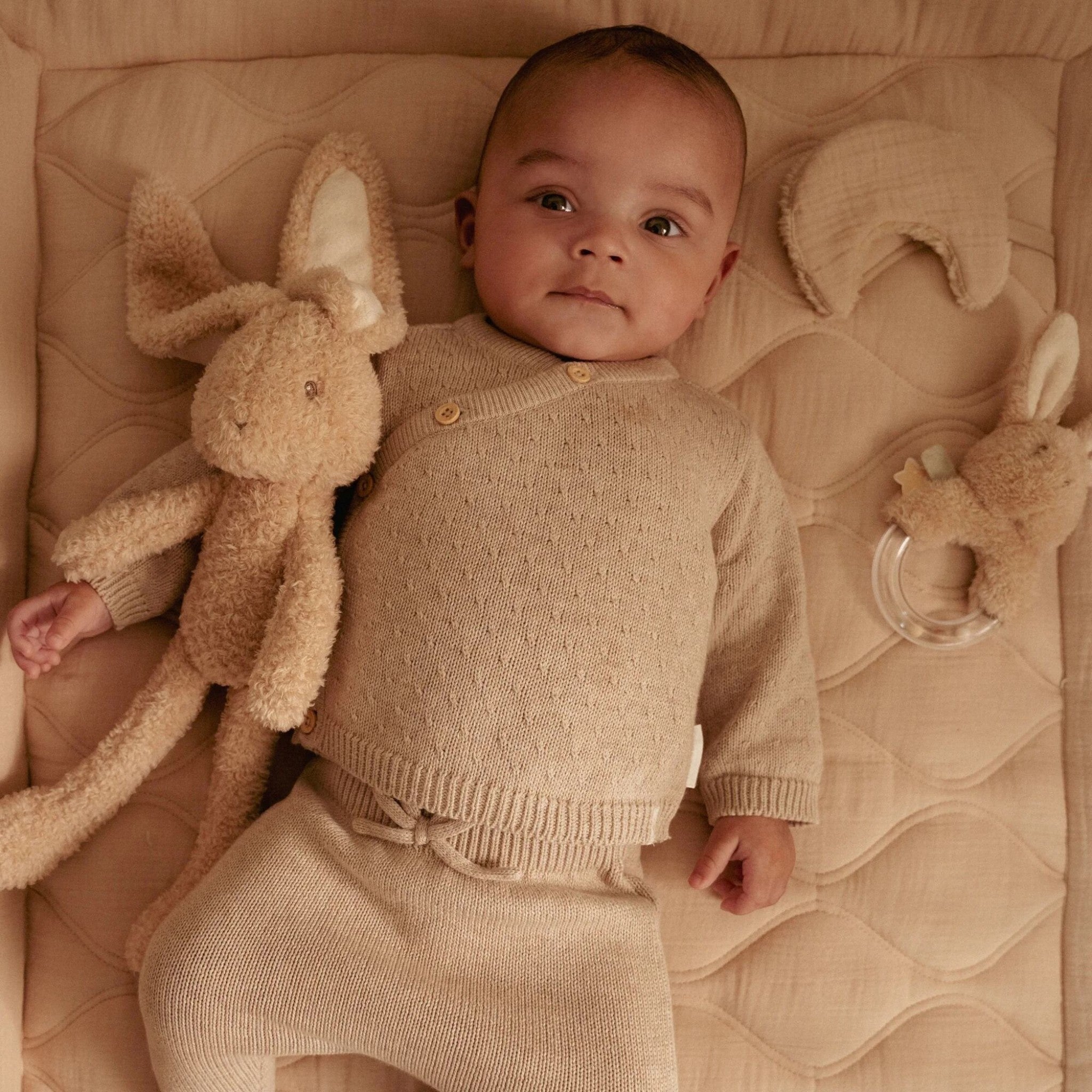 Baby Knit Cardigan Beige CL25292001