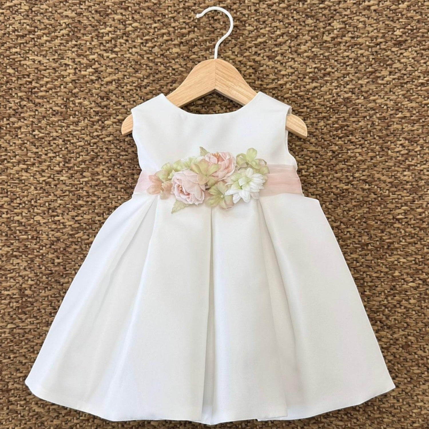 Abito Cerimonia Baciapiega Bimba PANNA FB085 -  NANU' BABY