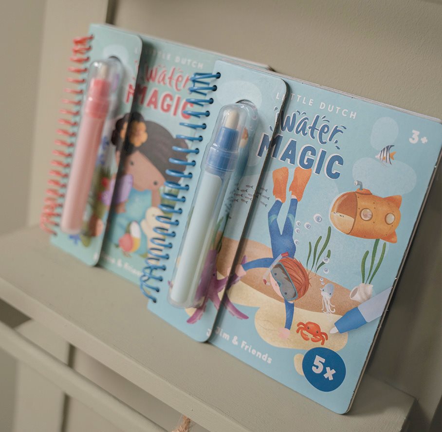 Libro magico da colorare con acqua  Blu 125469 -  NANU' BABY