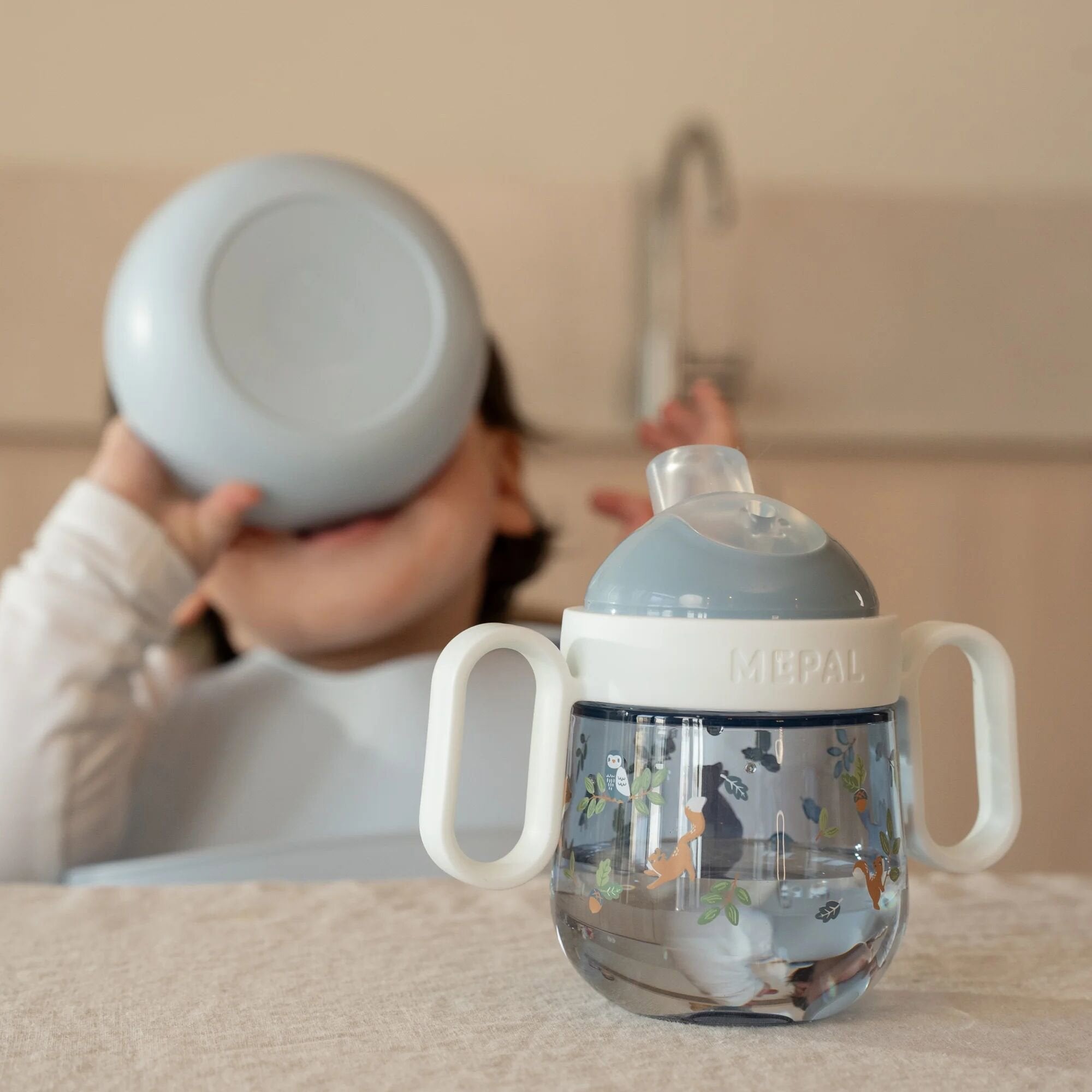 Tazza antigoccia MIO 200 ml  Blu 108017065408 -  NANU' BABY