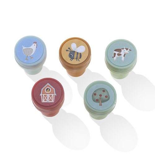 Set 16 timbrini Little Farm  MULTICOLORE 126008 -  NANU' BABY