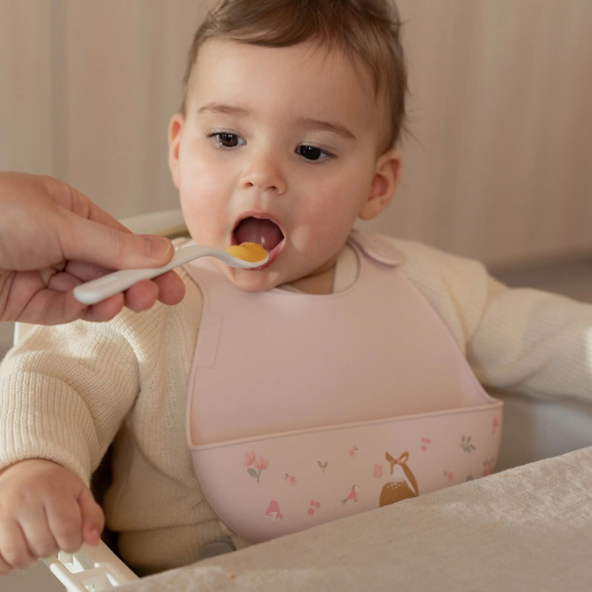 Bavetta in silicone  Rosa 108034565406 -  NANU' BABY