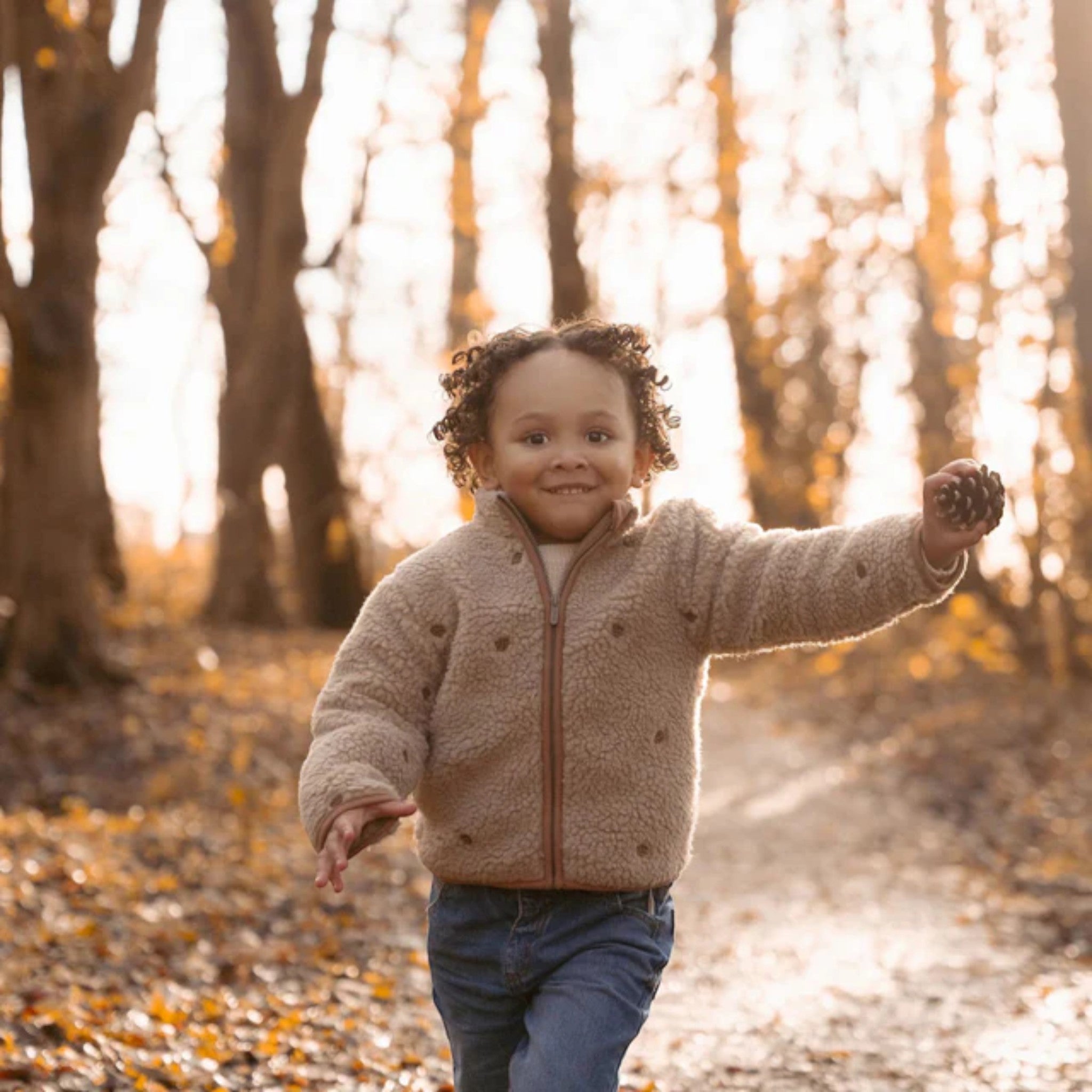 Giacca teddy foderata Bimbo TORTORA CL25092098