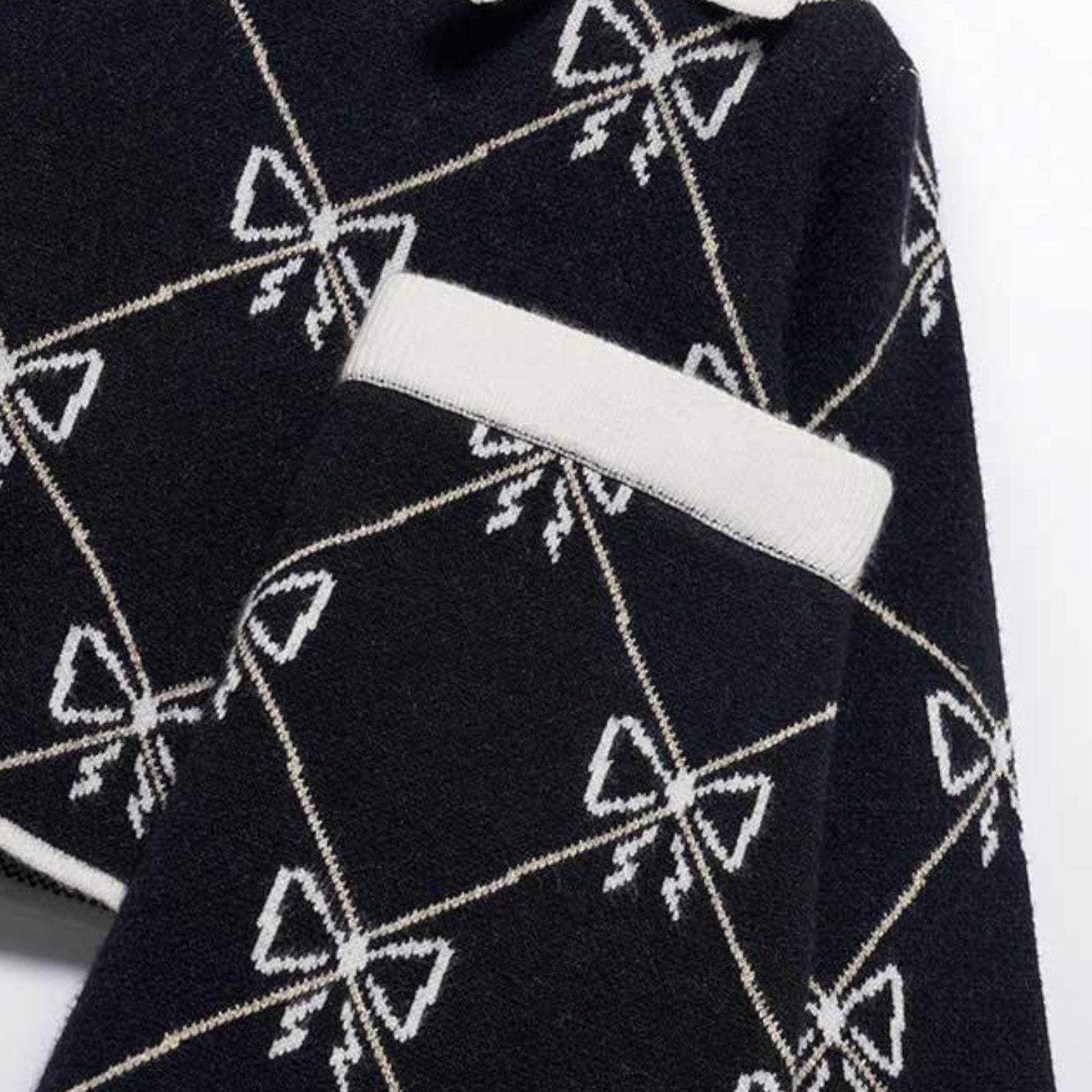 Compl. gonna tricot jacquard Bimba Nero 5538/8 - NANU' BABY