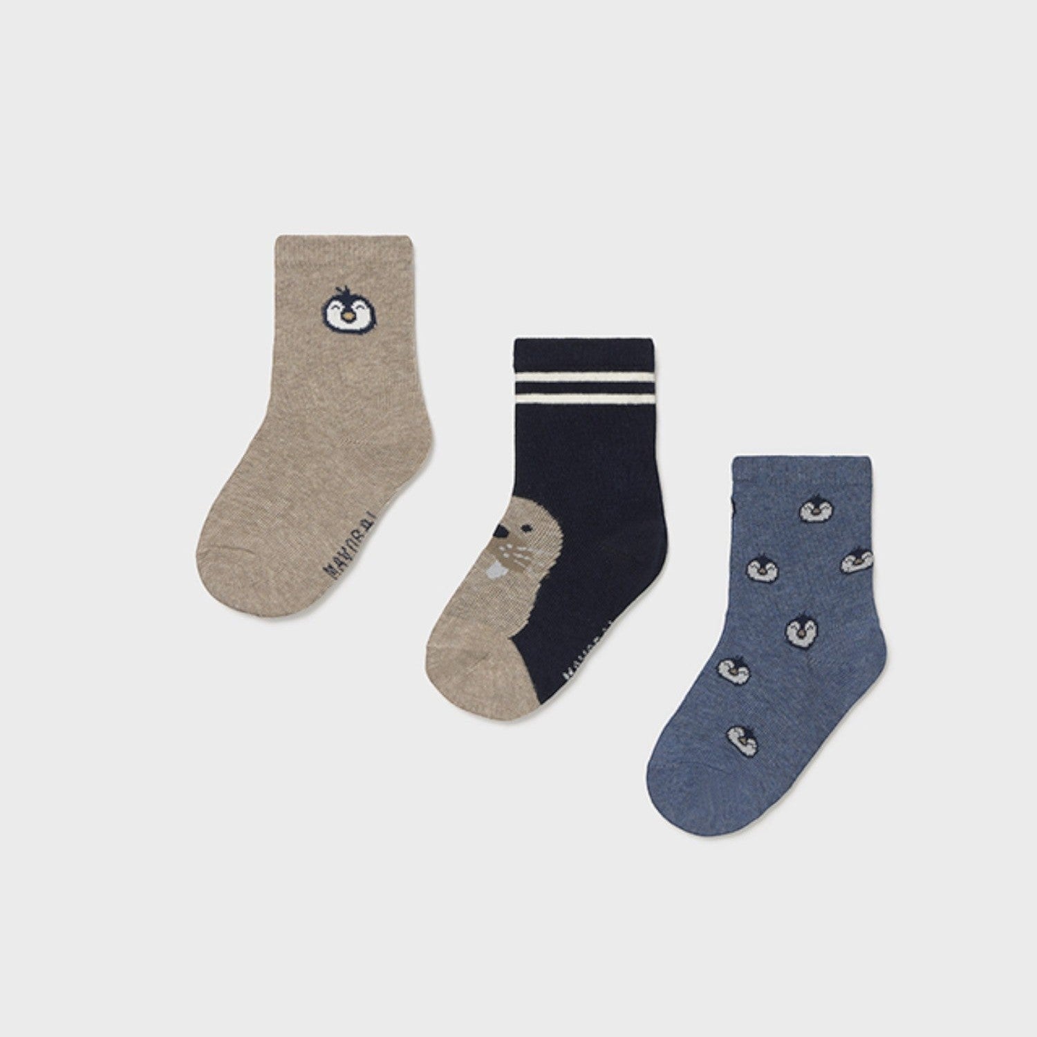 Set 3 calzini fantasia  Blu 10008/51 -  NANU' BABY