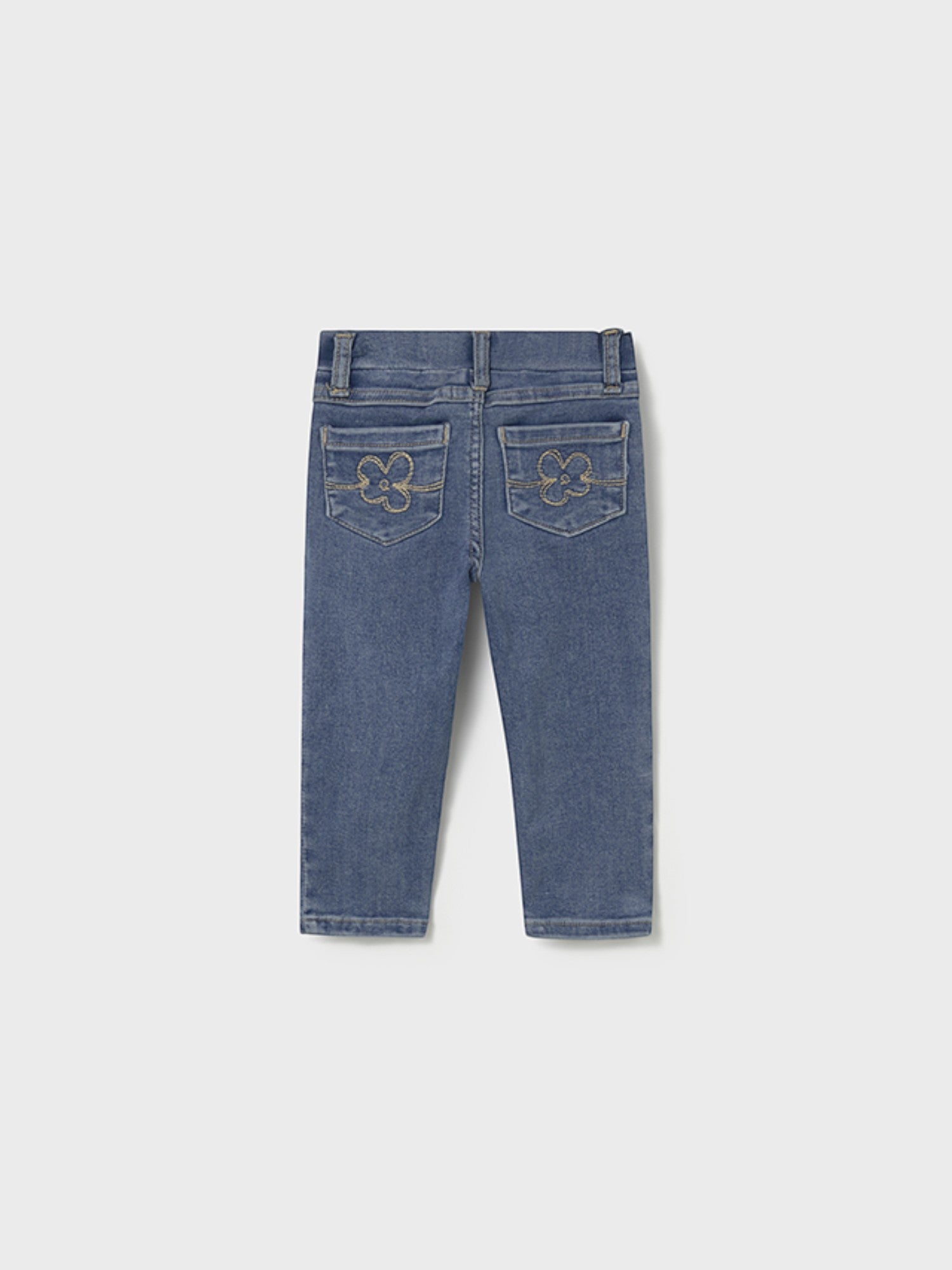 Basic Texan Closed Trousers for Girls, Blue, 576/95