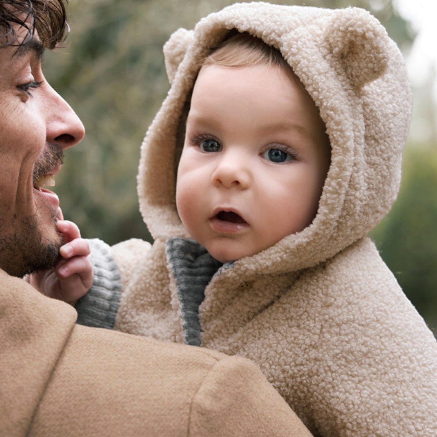 Cappotto reversibile Bimbo Grigio 2496/81 -  NANU' BABY