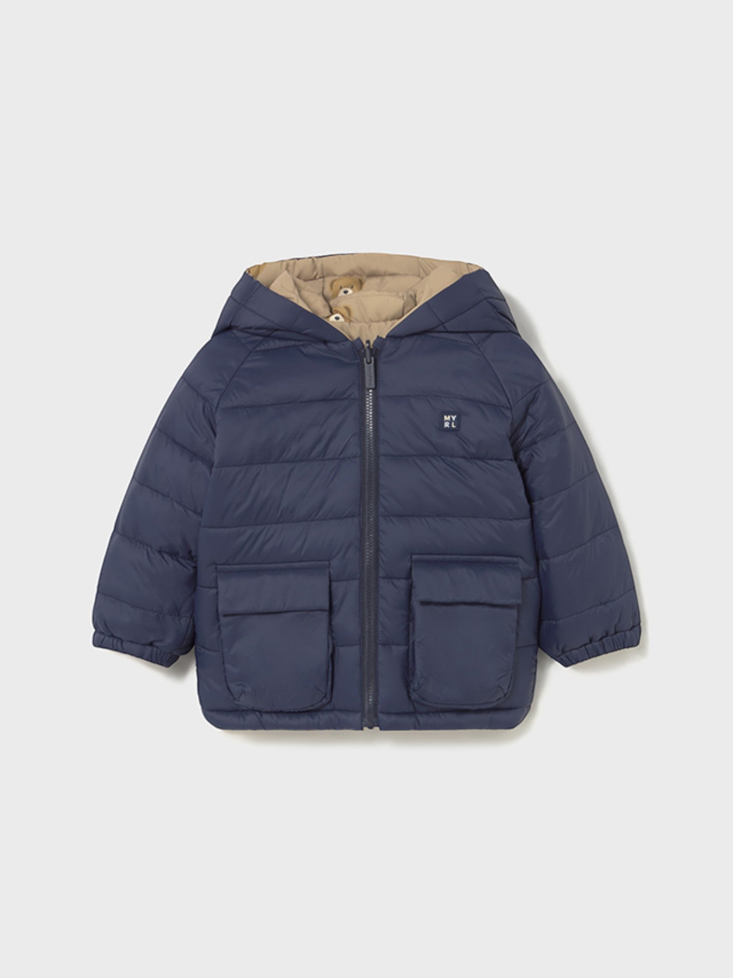 Soft reversible jacket for boys, blue, 2420/39