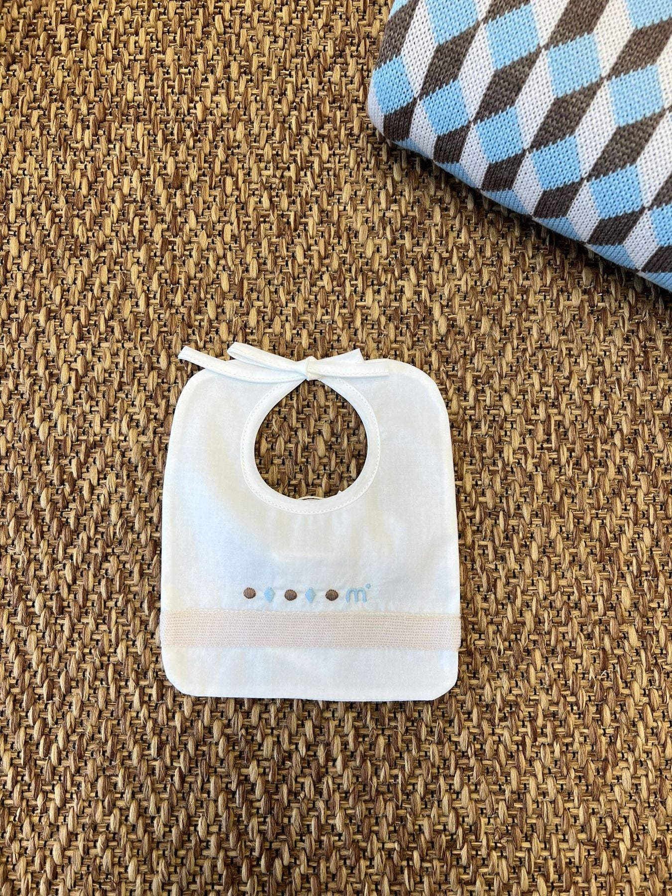 Vanilla Baby Patterned Bib IG68BAV