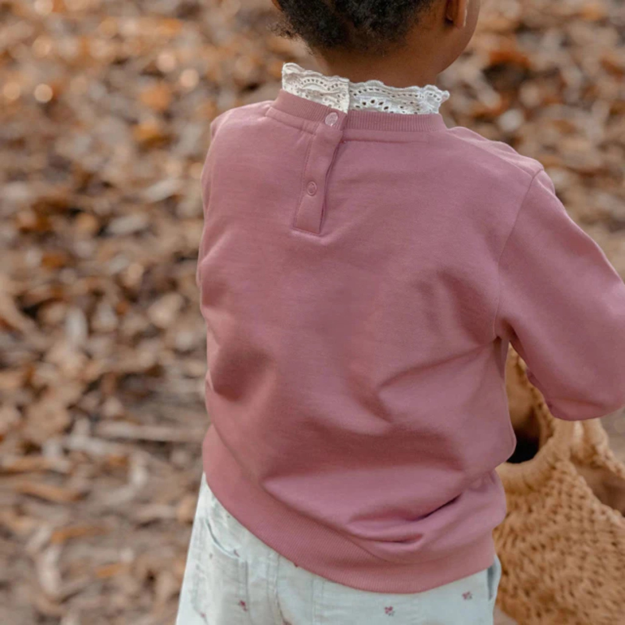 Maglione con colletto - Giardino delle Fate Bimba Rosa CL25092007