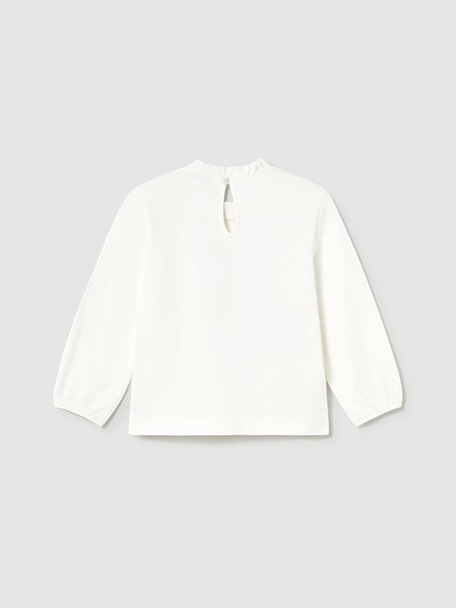 Long sleeve T-shirt for girls CREAM 2075/77