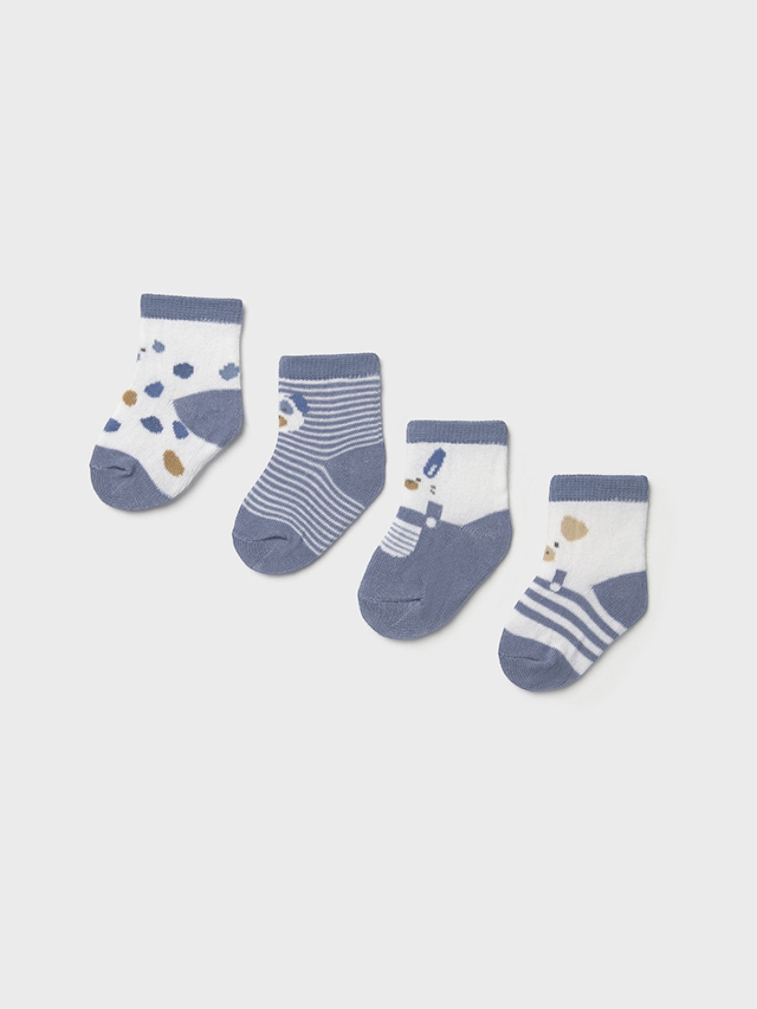 Set 4 calze  AZZURRO 9862 /AZ -  NANU' BABY